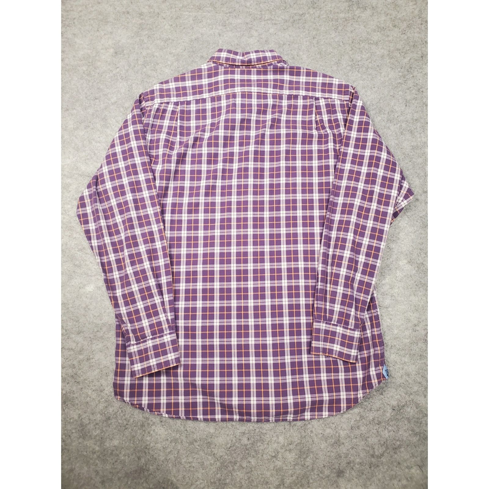 Cremieux Cremieux Classics Men's Large Purple Plaid Button Down Shirt Size US L / EU 52-54 / 3 - 2 Thumbnail