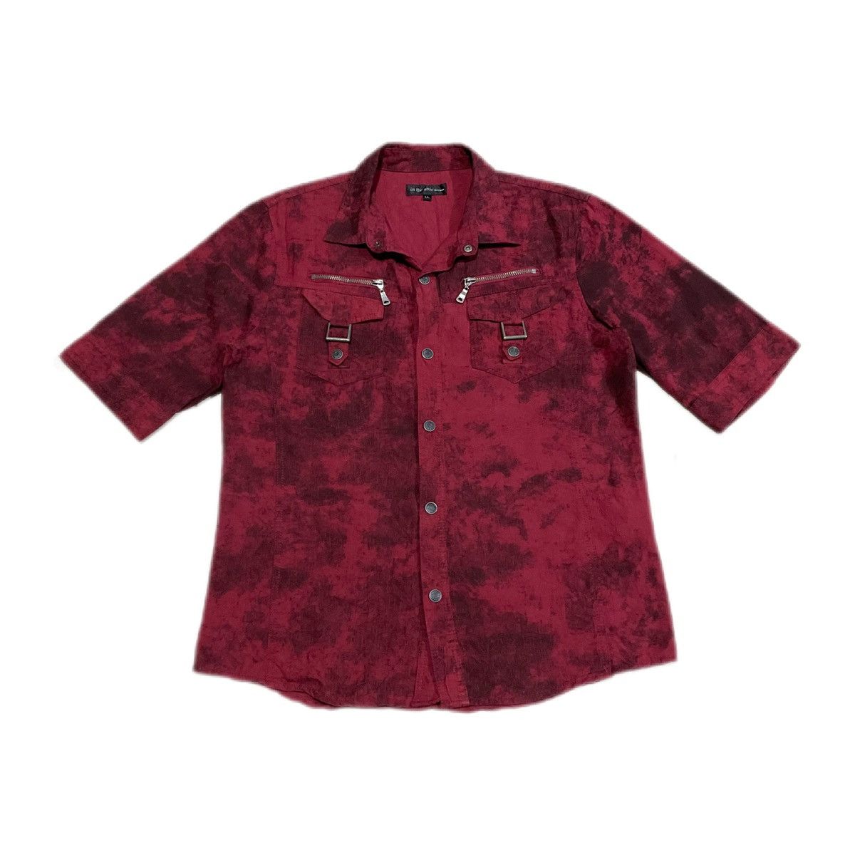Hysteric Glamour × Japanese Brand × Le Grande Bleu (L.G.B.) 🔥Y2K Archived In The Attic Shirt Red Acid Zipper Lgb Style Size US L / EU 52-54 / 3 - 3 Thumbnail