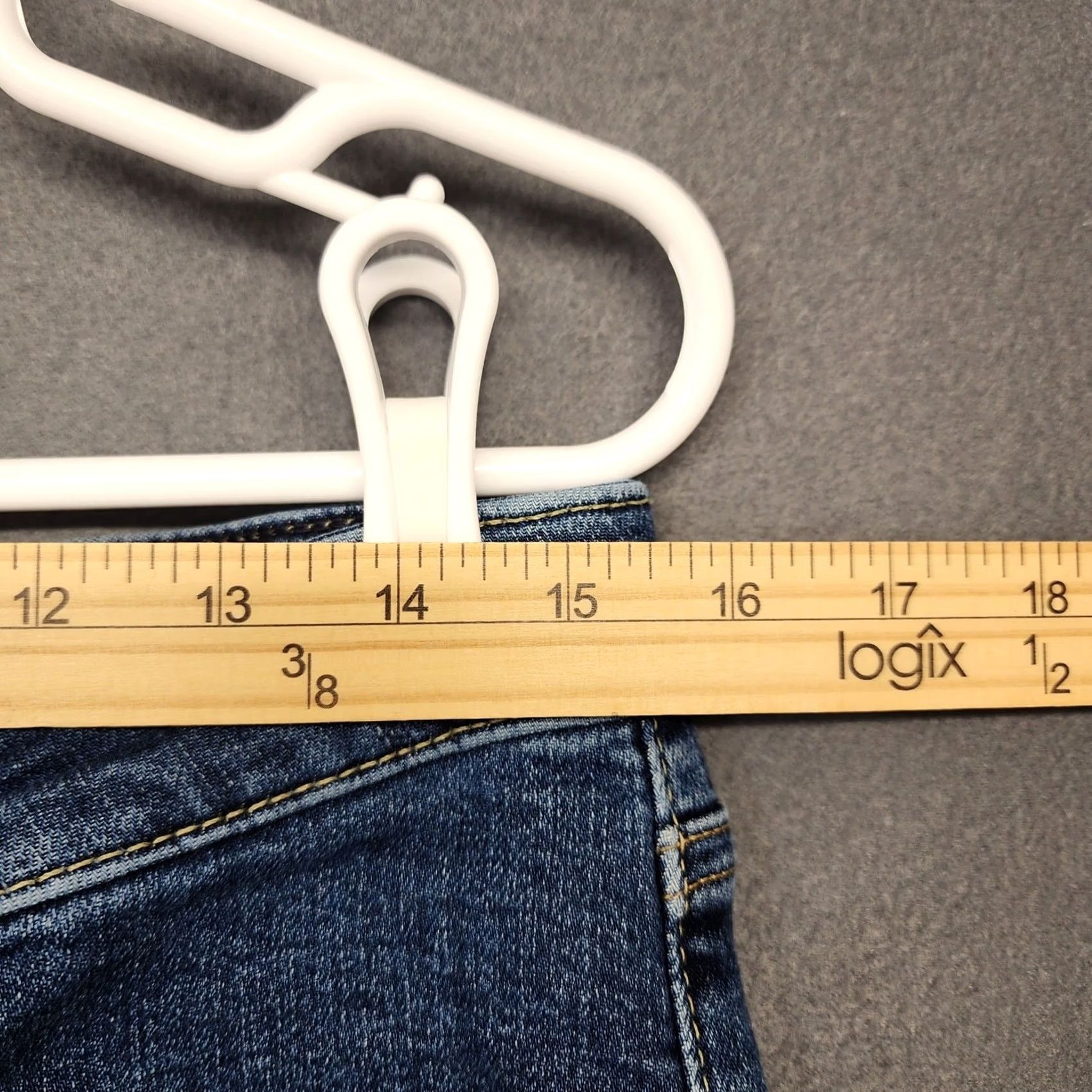 Vintage American Eagle Mens Jeans 31x30 Slim Airflex Blue Stretch Tagged 33x32 Size US 31 - 6 Thumbnail