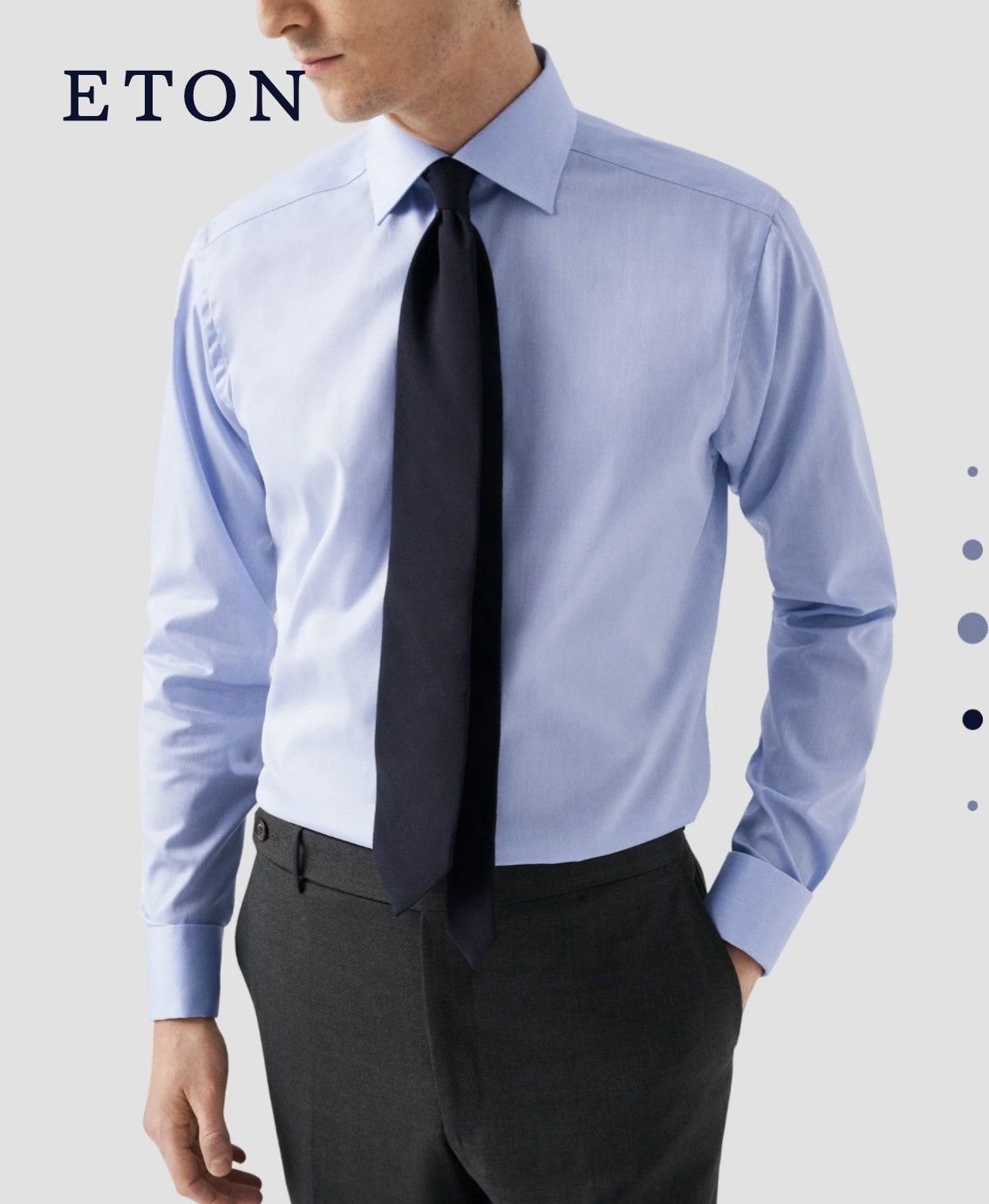 Eton Contemporary Fit French Cuff Shirt Size US XXL / EU 58 / 5 - 1 Thumbnail
