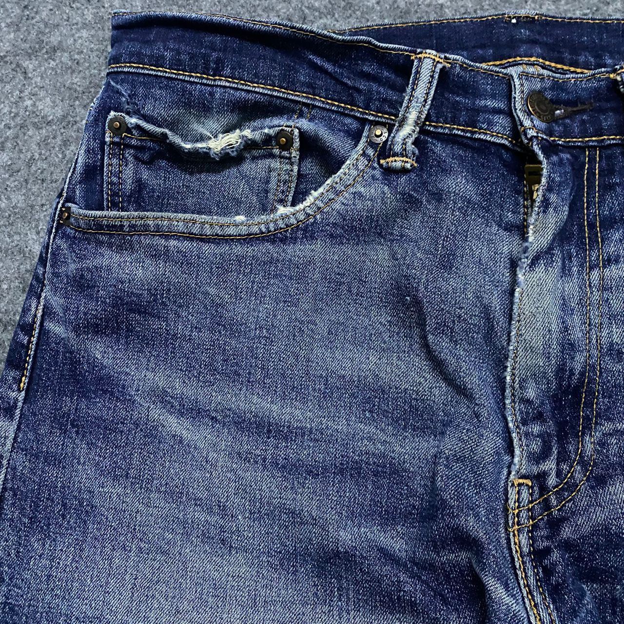 If Six Was Nine 💥Best Offer💥Vintage Levis 505 Distressed Denim Size US 34 / EU 50 - 6 Thumbnail