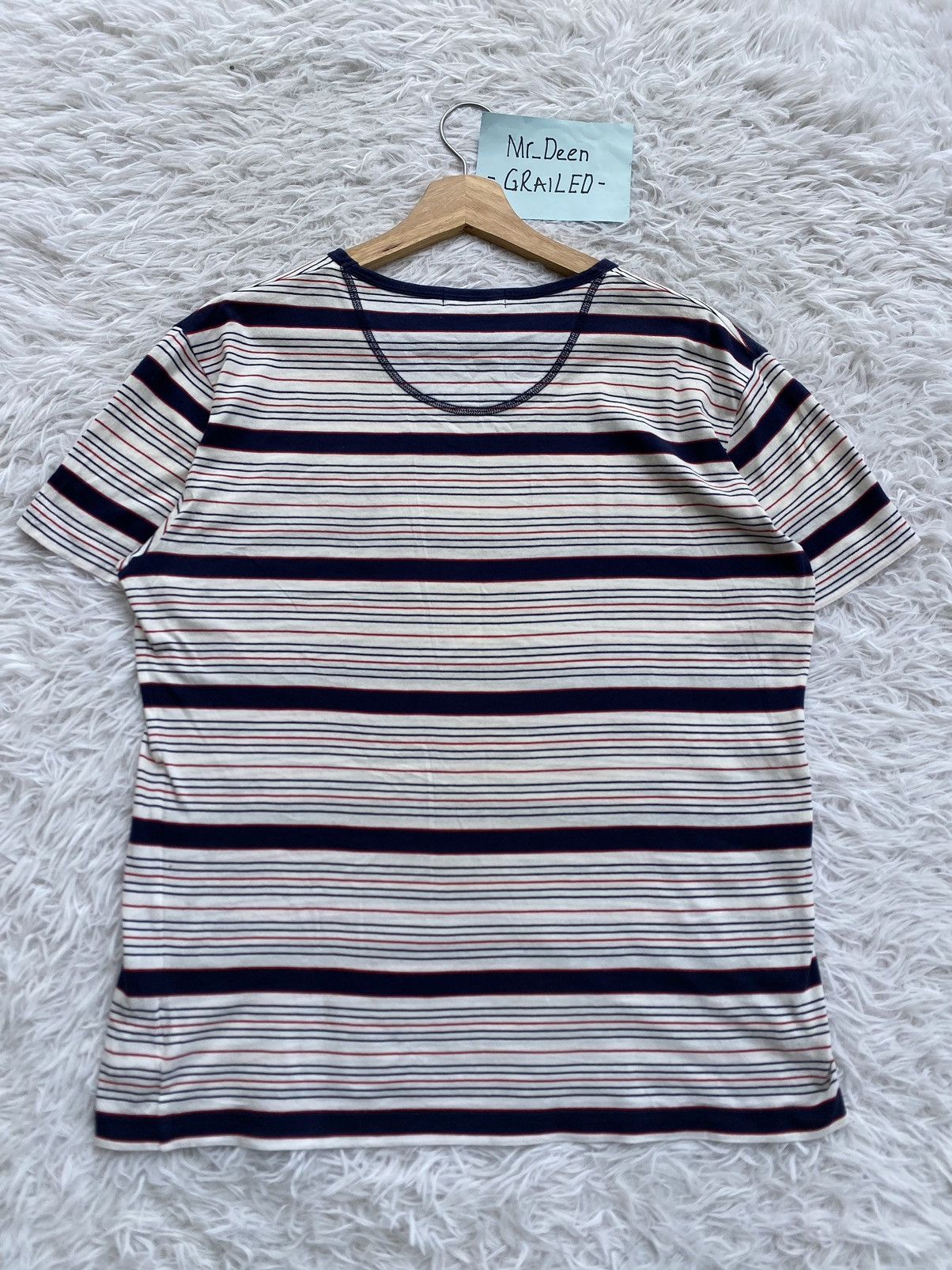 Burberry Rare Vintage Burberry Stripes Tshirt Size US M / EU 48-50 / 2 - 16 Thumbnail
