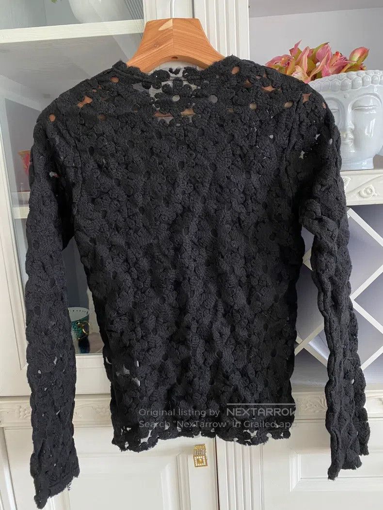 Comme des Garcons Comme Des Garcons Openwork Flower Top Size XS / US 0-2 / IT 36-38 - 3 Thumbnail