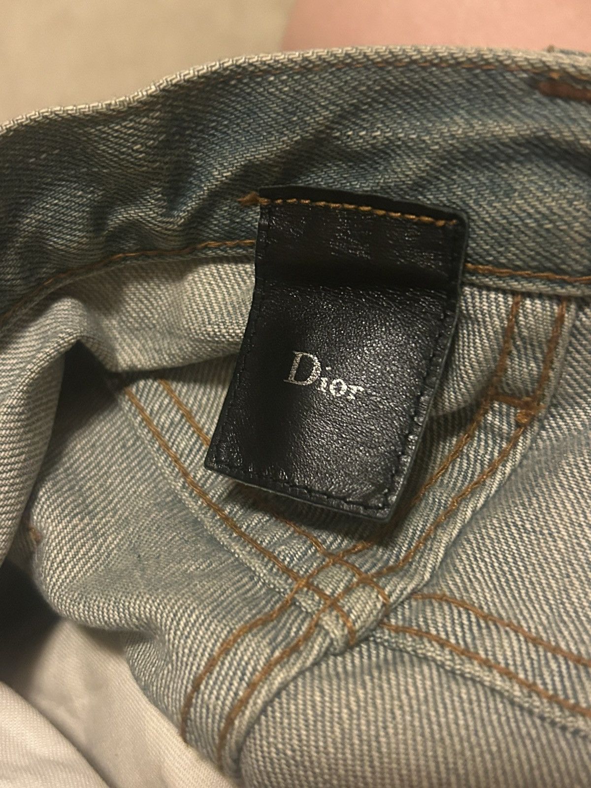 Dior Dior Homme Bleu claire denim Size US 29 - 6 Thumbnail