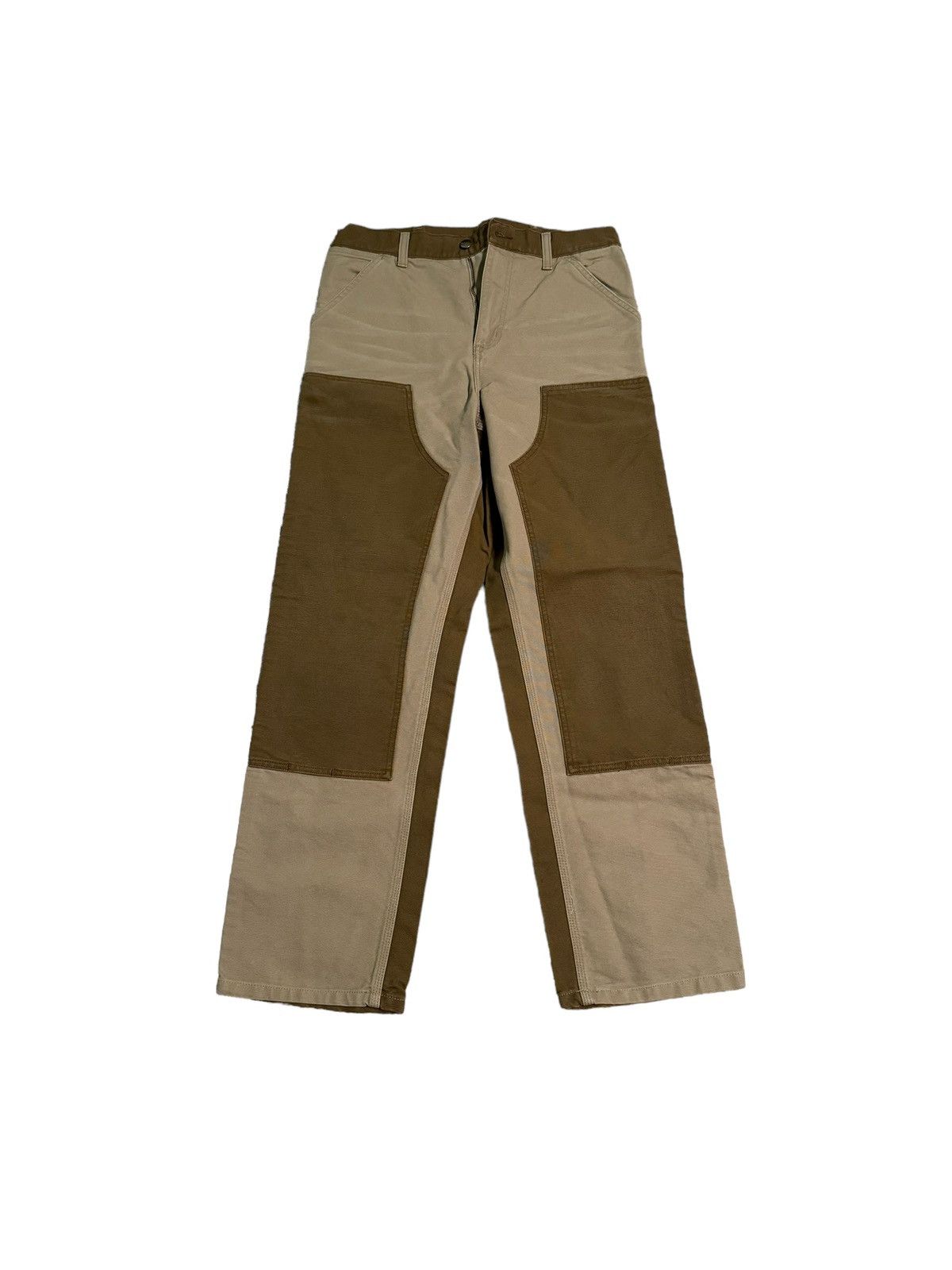 image of Carhartt Double-Knee Cargo Pants in Tan Mix, Men's (Size 30)