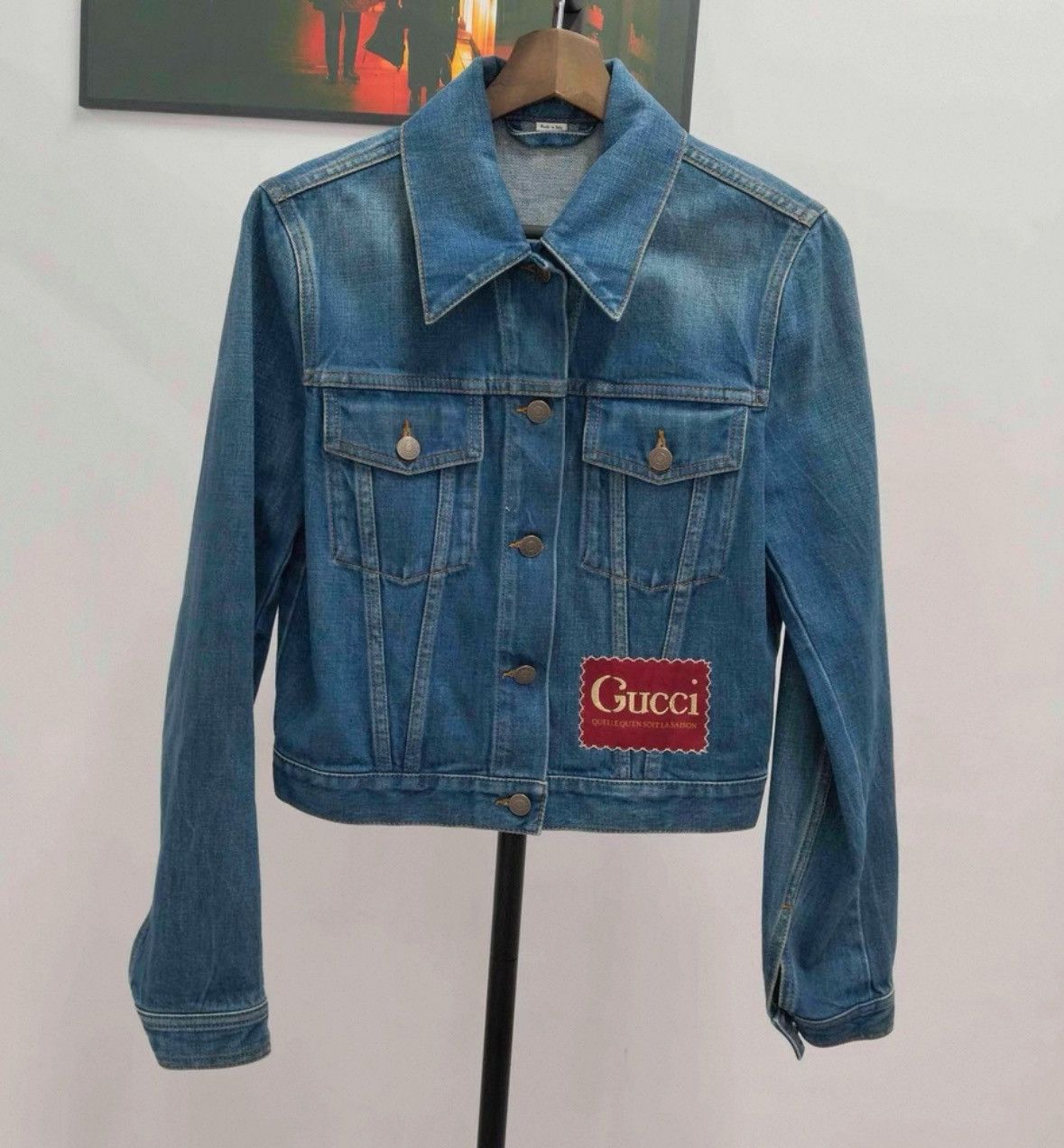 Gucci Gucci Denim jacket Size US XXS / EU 40 - 1 Thumbnail