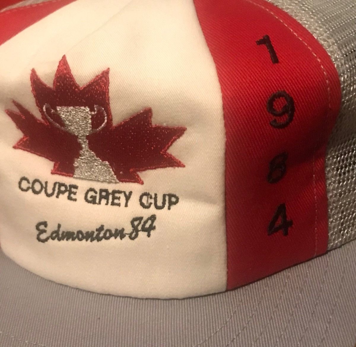 NFL 1984 Grey Cup Hat Size ONE SIZE - 2 Thumbnail