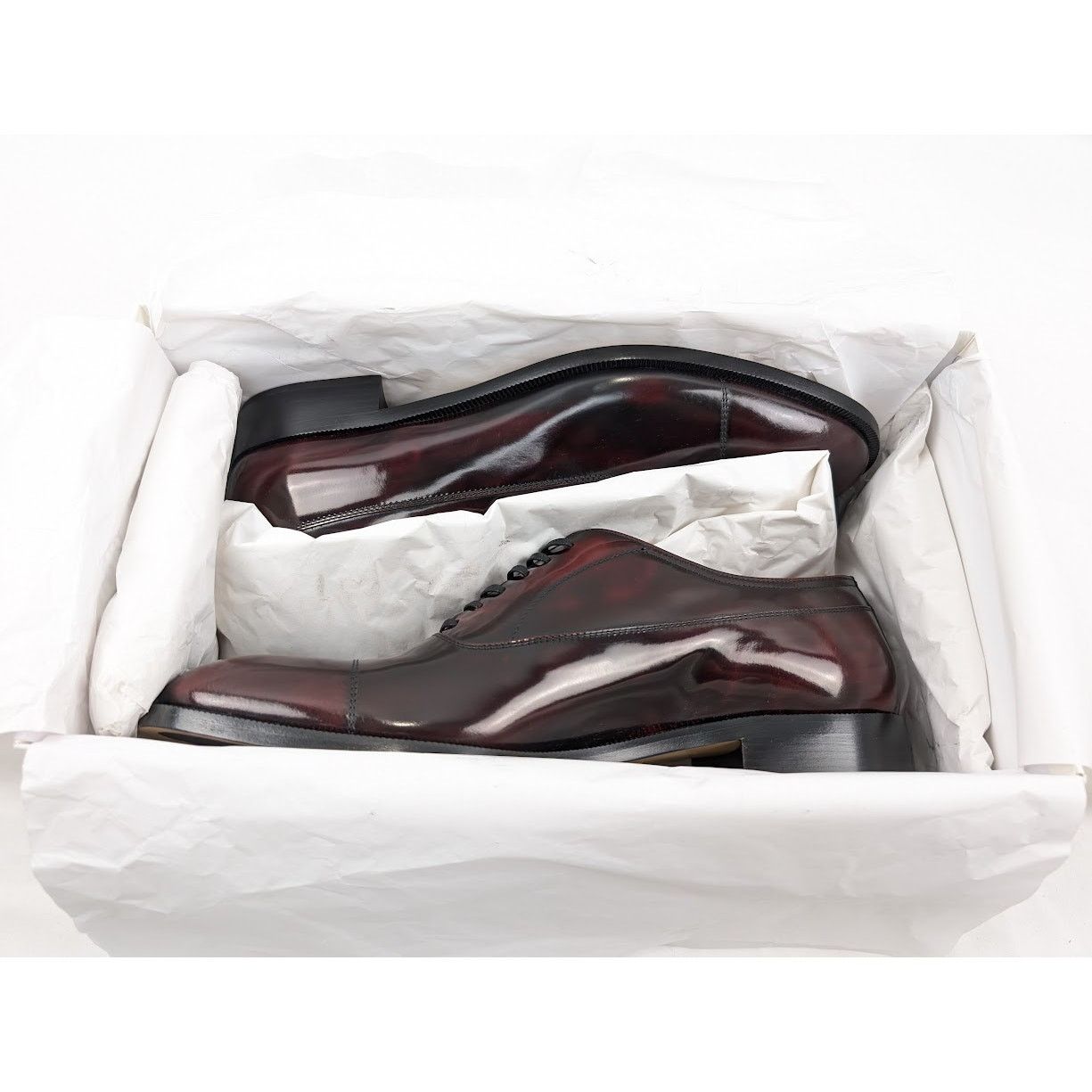 Maison Margiela o1rshd1 Lace-Up Derby Shoes in Bordeaux Size US 12 / EU 45 - 19 Thumbnail