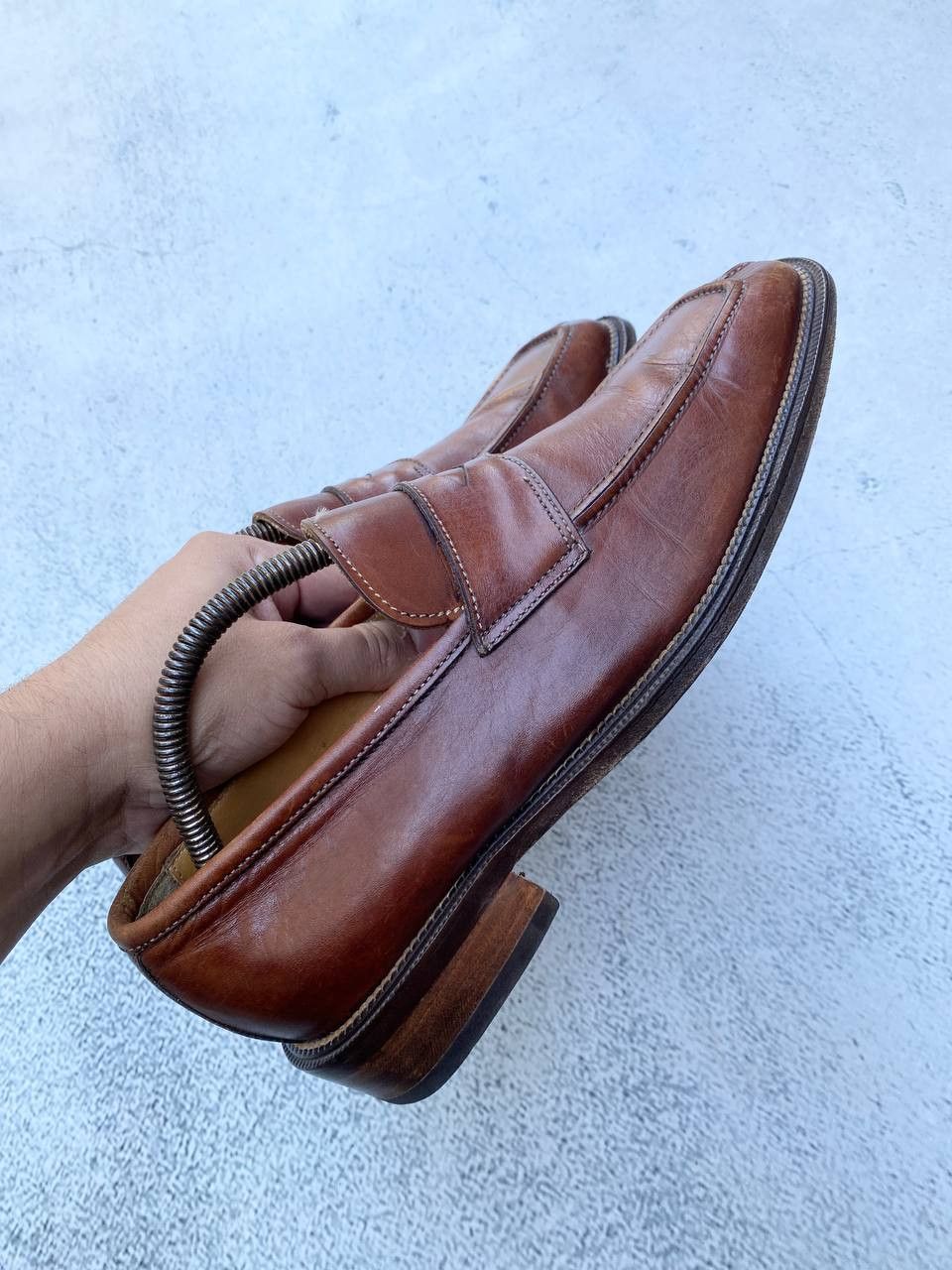 Other Vintage Guidi Prada style Leather Faded Shoes Size US 7 / EU 40 - 6 Thumbnail