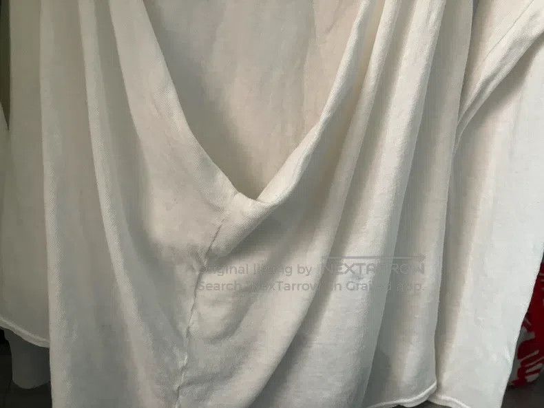 Kapital Kapital White cotton knitted top pullover T-shirt long sle Size US XS / EU 42 / 0 - 9 Thumbnail