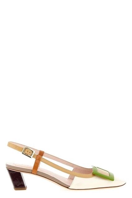 ROGER VIVIER Belle Vivier 45mm Multicolor Pumps New