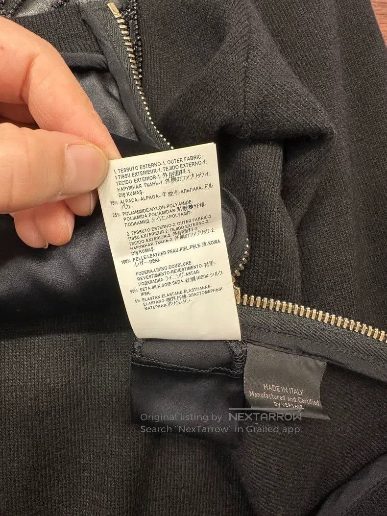 Versace Versace Sheepskin patchwork sweatshirt Size US XS / EU 42 / 0 - 7 Thumbnail
