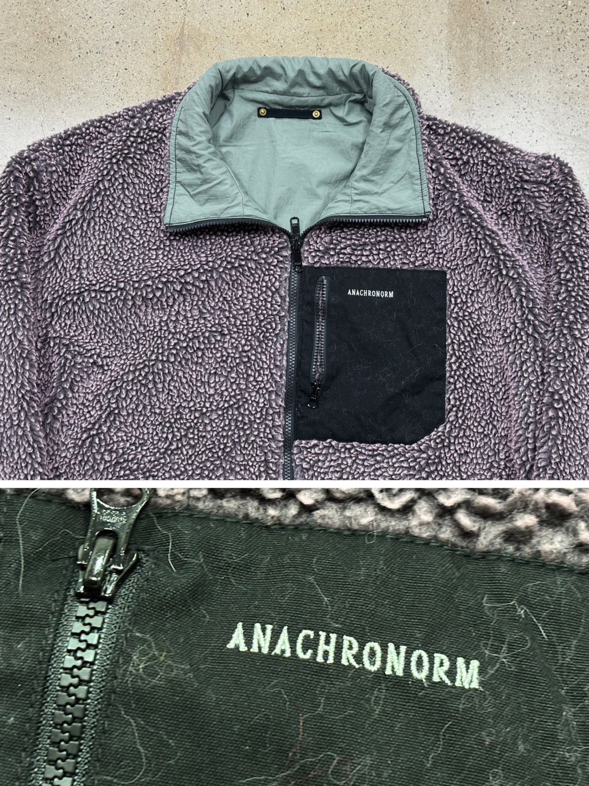 ANACHRONORM ANACHRONORM 24aw REVERSIBLE BOA JACKET Size US L / EU 52-54 / 3 - 6 Thumbnail
