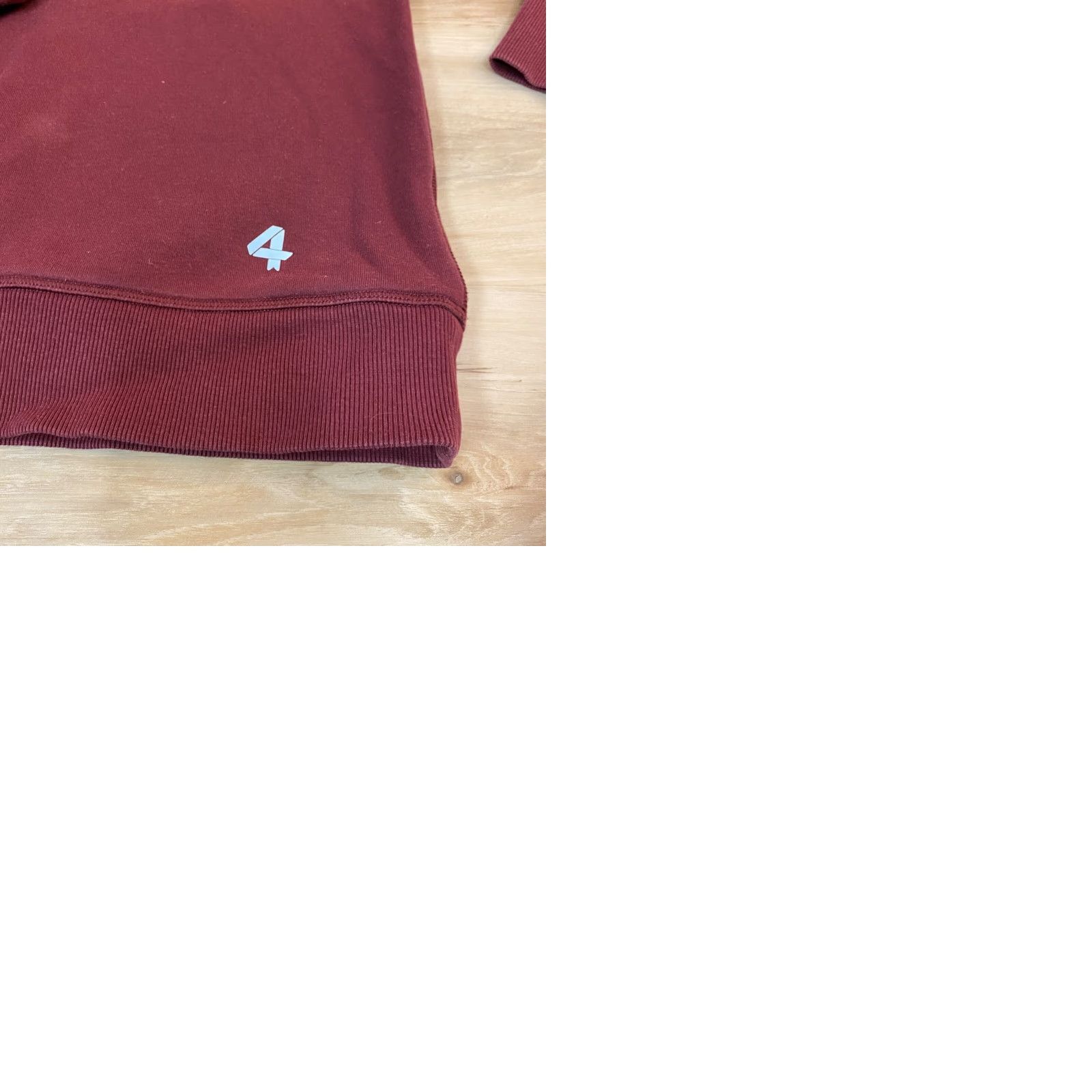 Vintage FourLaps Hoodie Men M Burgundy Rush Full Zip Pullover Sweatshirt Size US M / EU 48-50 / 2 - 9 Thumbnail
