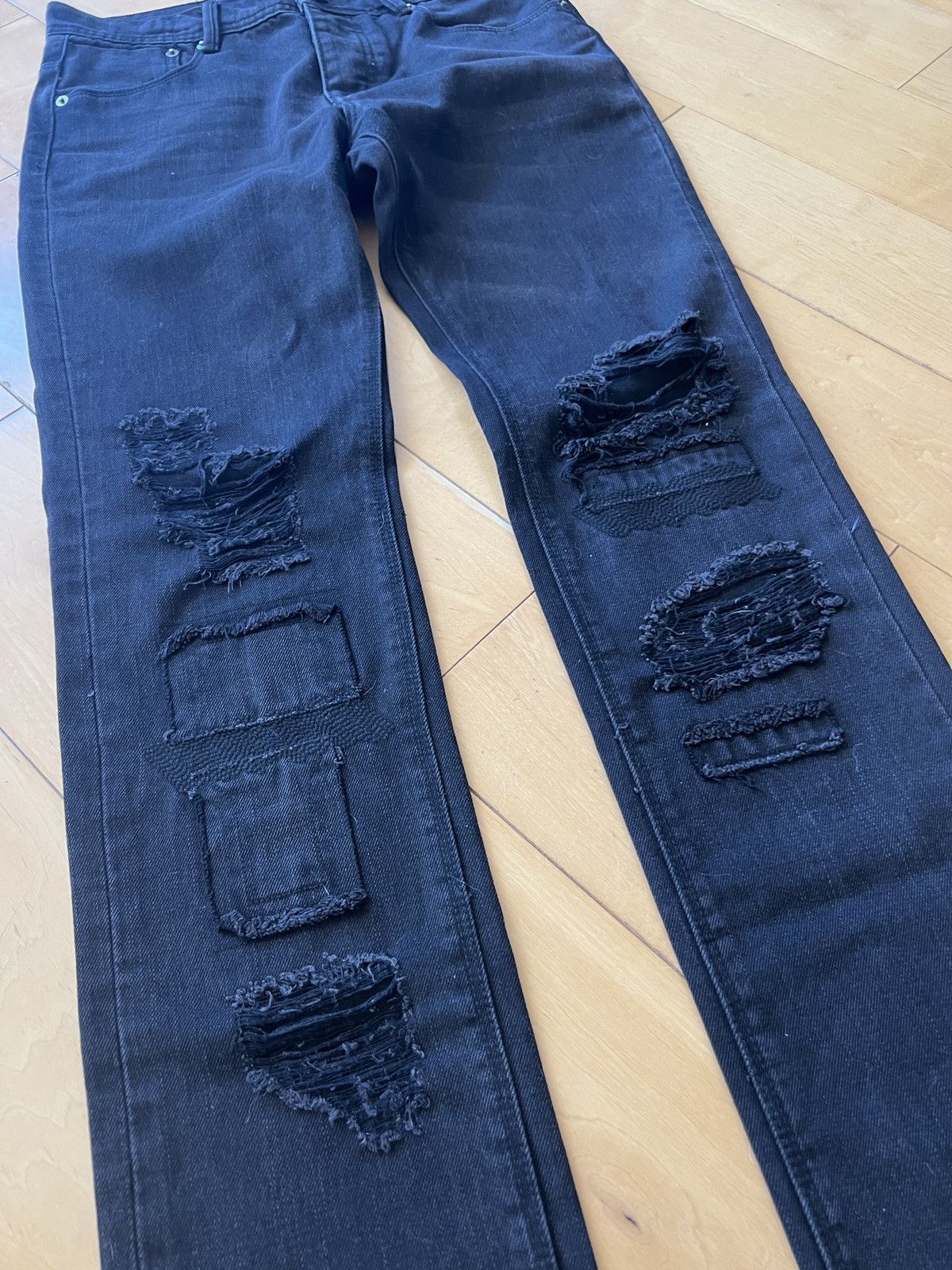 Stampd Stampd Distressed and Patched slim denim Size US 30 / EU 46 - 1 Thumbnail