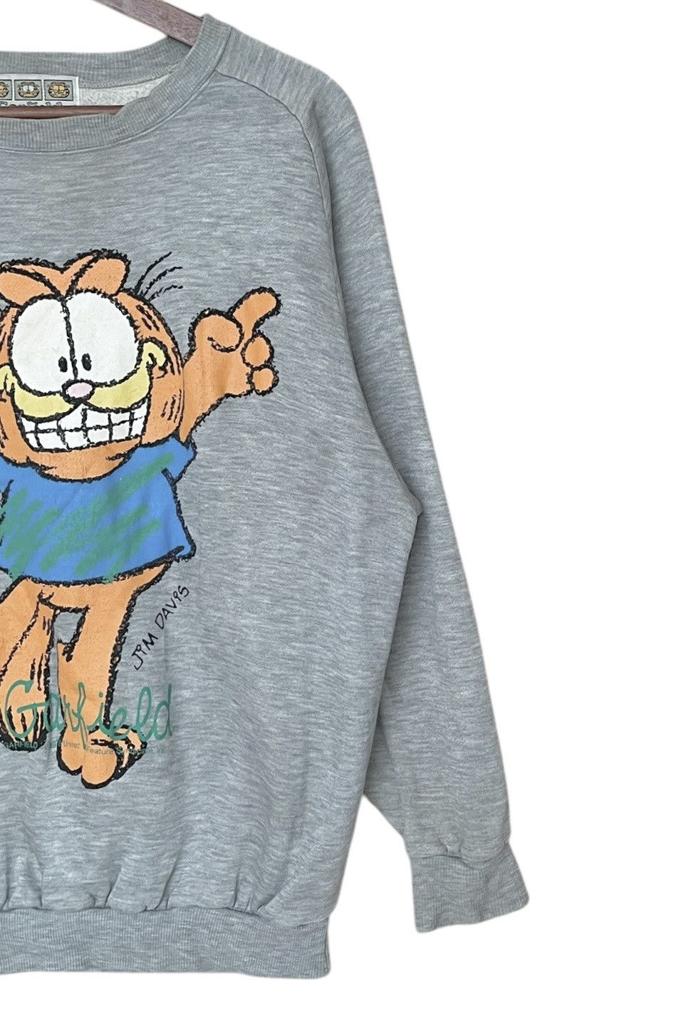 Vintage Vintage Cartoon Garfield Sweatshirt 1990s Size US M / EU 48-50 / 2 - 6 Thumbnail