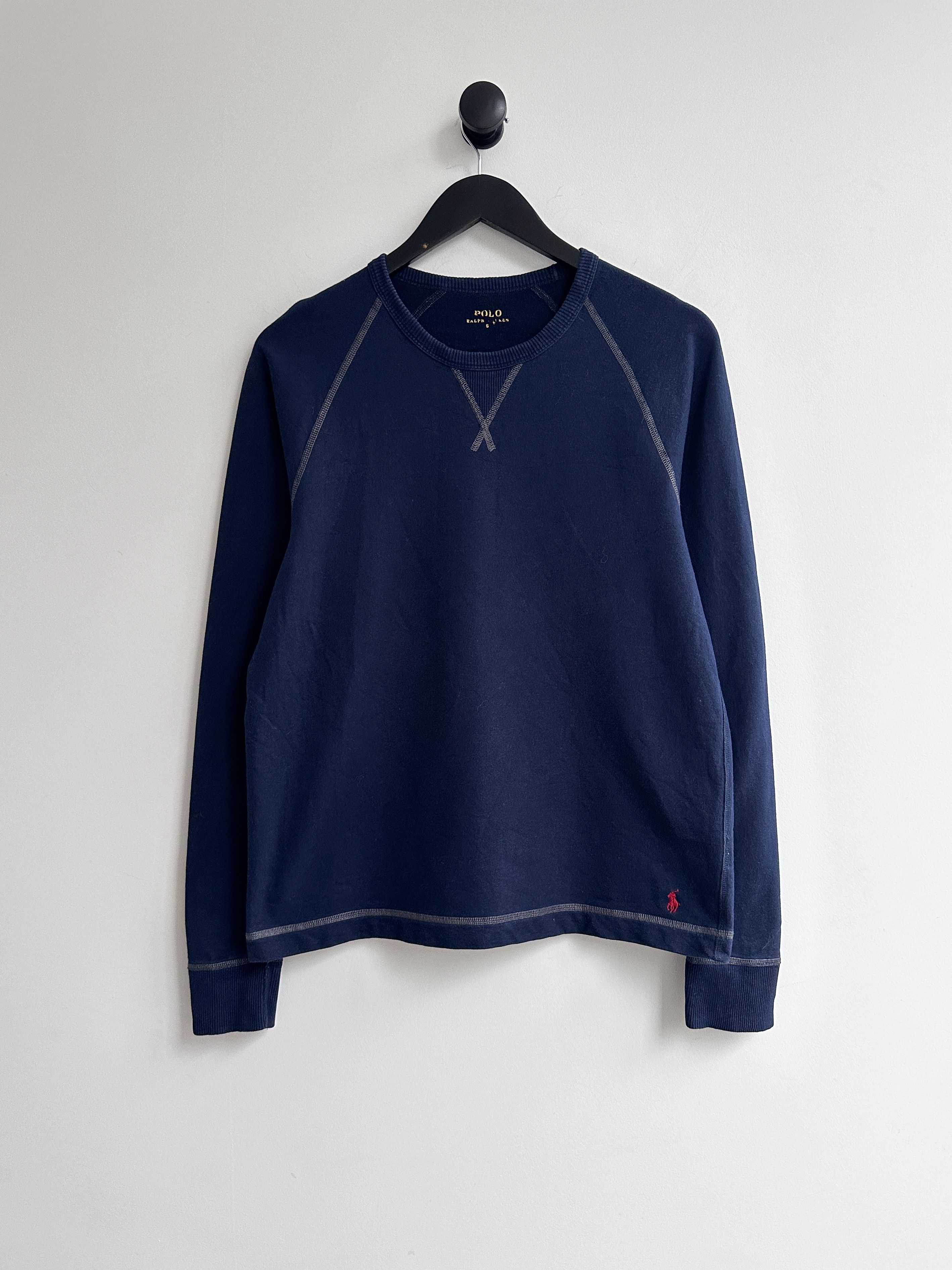Polo Ralph Lauren Polo Ralph Lauren Navy Sweatshirt Longsleeve Size US S / EU 44-46 / 1 - 1 Thumbnail