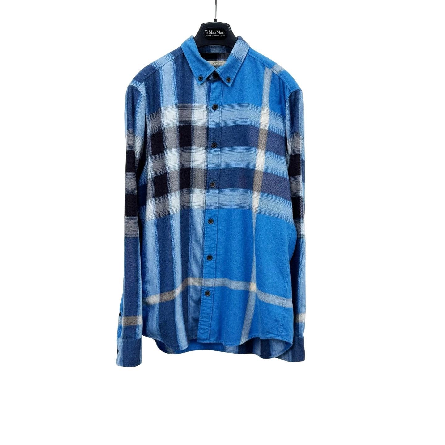Burberry Burberry Brit Blue Check Button Up Shirt M Size US M / EU 48-50 / 2 - 1 Thumbnail