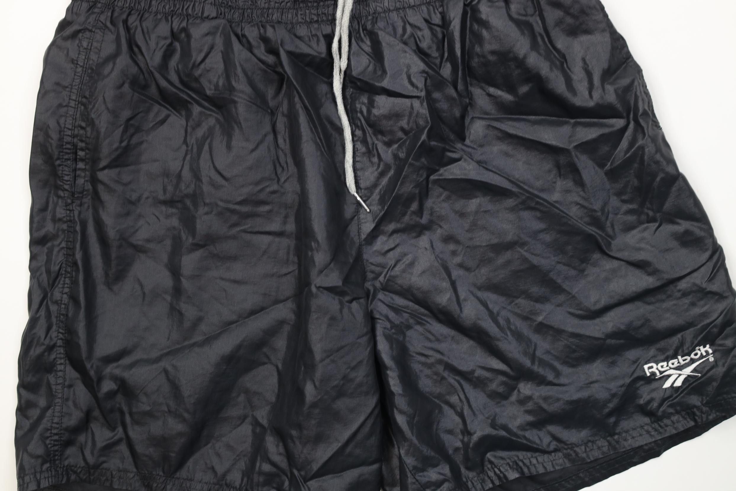 Reebok Vintage 90s Reebok Lined Running Jogging Soccer Shorts Black Size US 34 / EU 50 - 3 Thumbnail