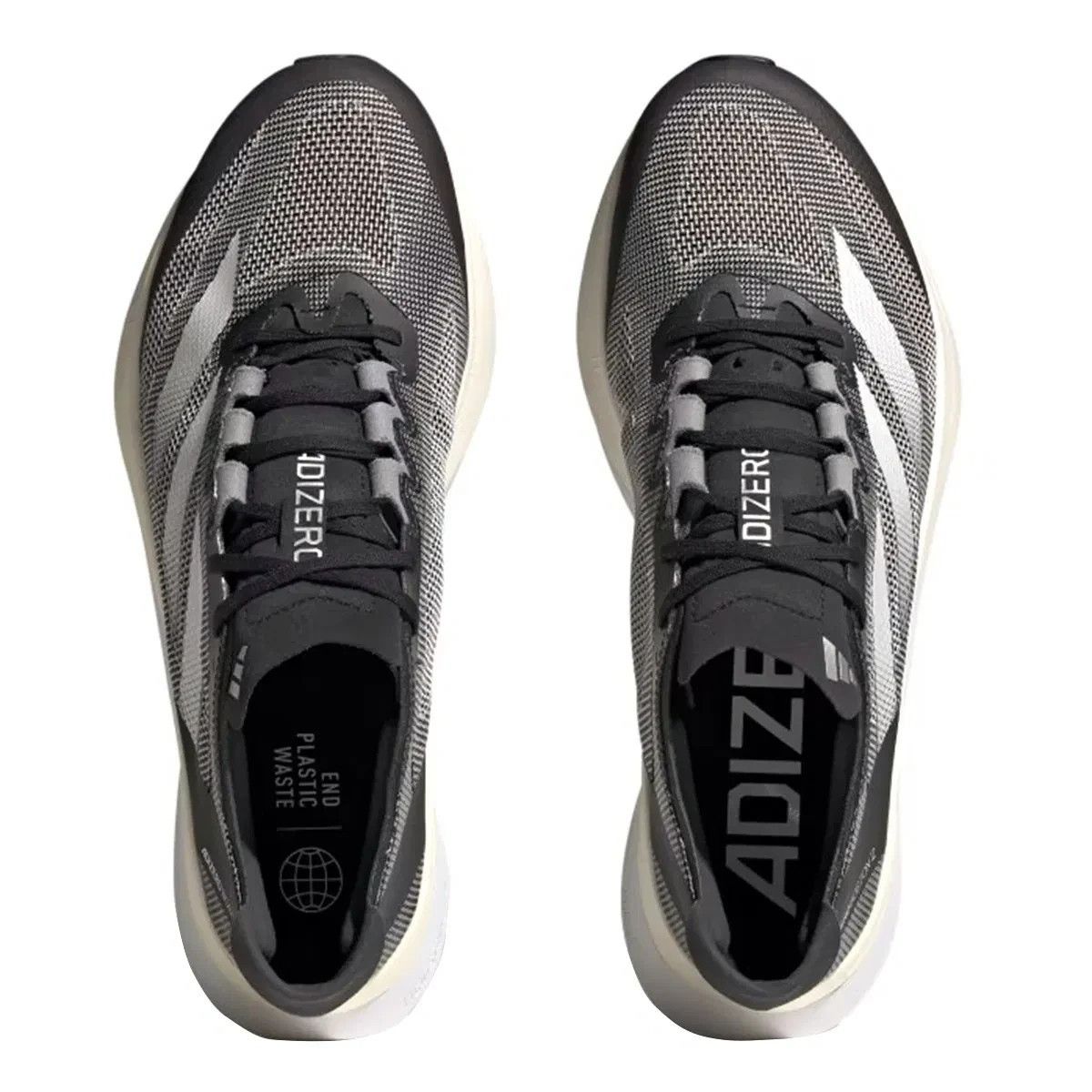 Adidas adidas Adizero Boston 12 M – Men Running Shoes Black White I Size US 12 / EU 45 - 6 Thumbnail