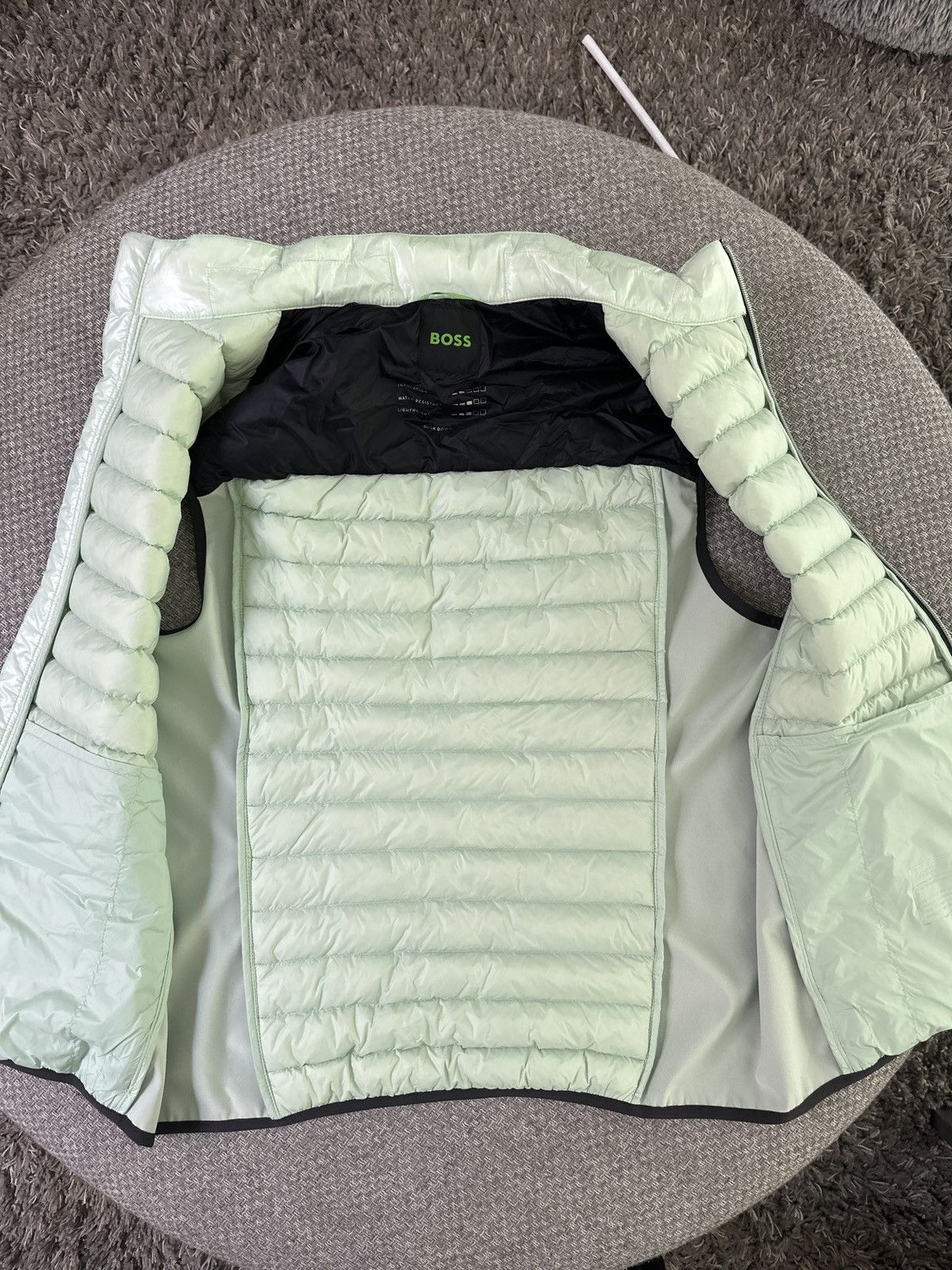 Hugo Boss Hugo Boss Mint Green Puffer Vest – Large Size US L / EU 52-54 / 3 - 2 Thumbnail