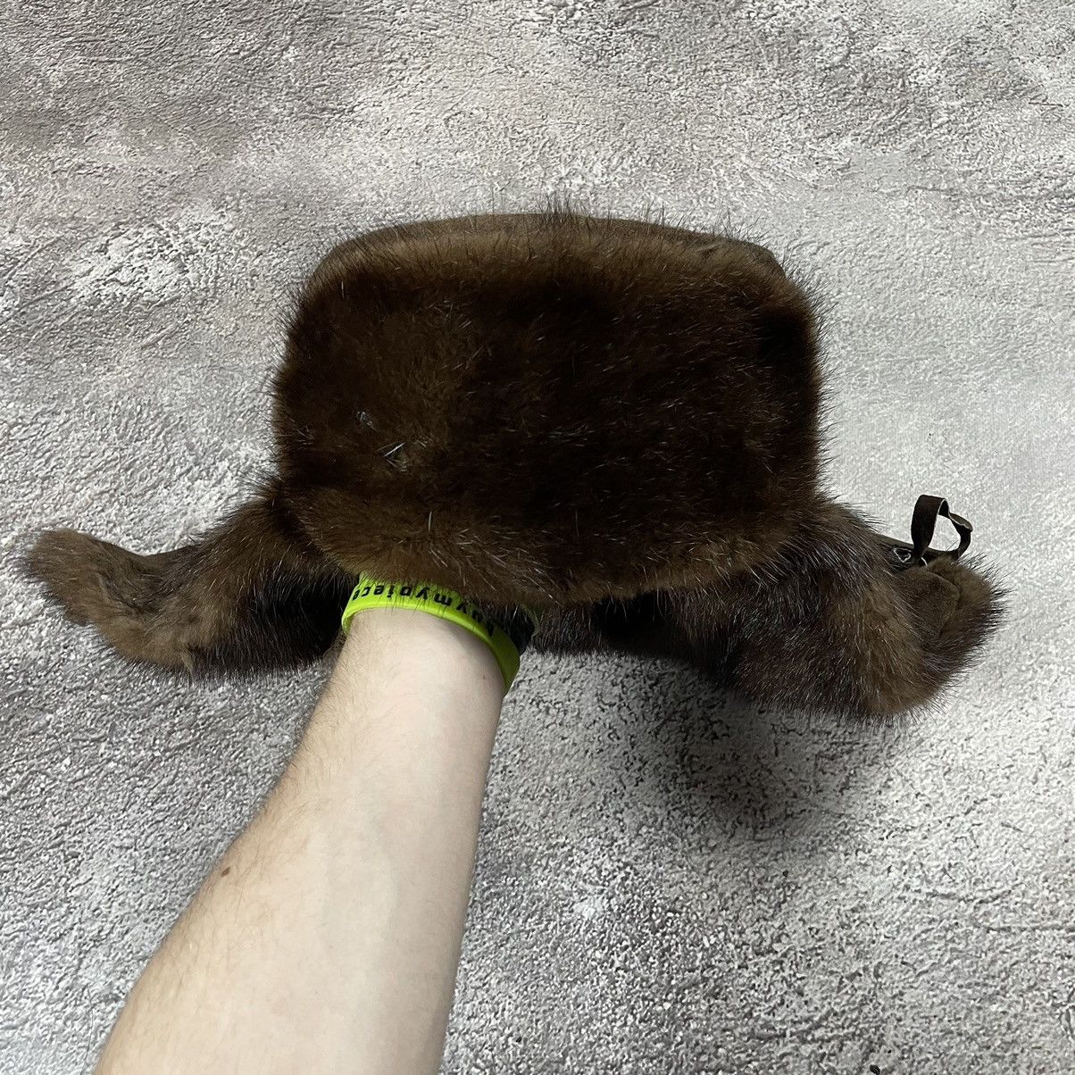 Vintage Vintage 90s Alt Beanie Mohair Ushanka Faux American VTg Size ONE SIZE - 5 Thumbnail