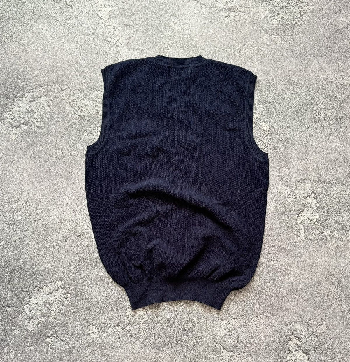 Sergio Tacchini × Vintage Sergio Tacchini M vintage v-neck knitwear vest sweater 00s Size US M / EU 48-50 / 2 - 9 Thumbnail