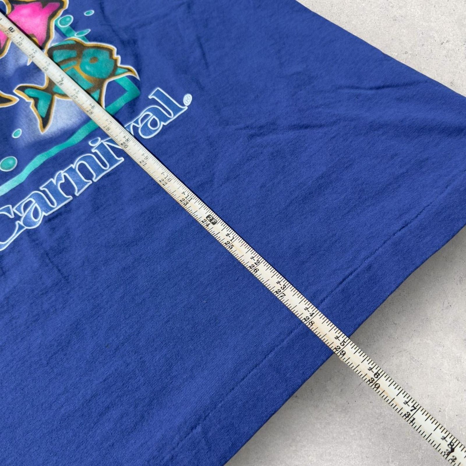 Vintage Vintage 90’s Single Stitch Carnival Cruises Graphic Tee Size US L / EU 52-54 / 3 - 4 Thumbnail