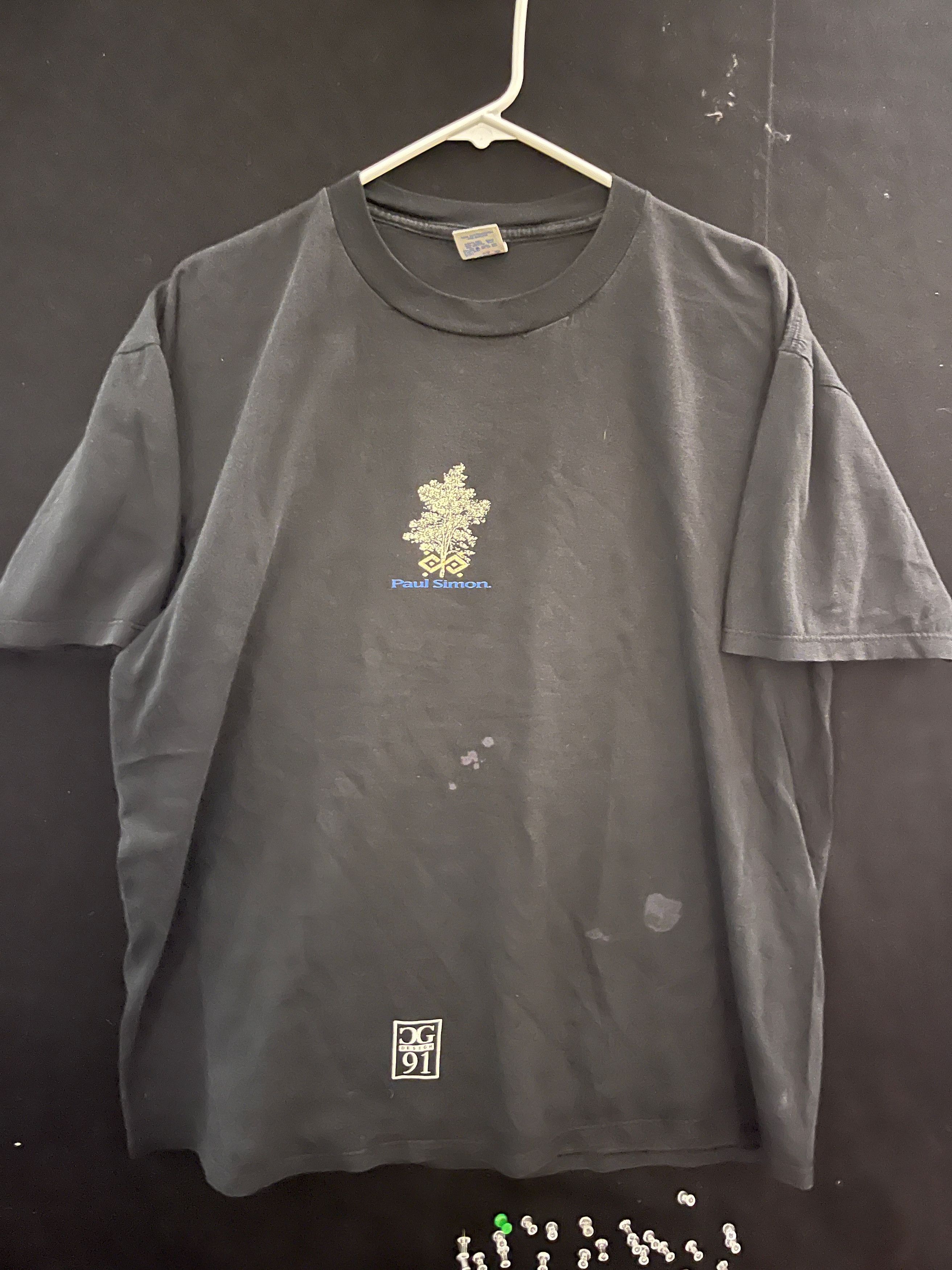 Vintage VINATGE PUAL SIMON 1991 CONCERT IN CENTRAL PARK SHIRT Size US XL / EU 56 / 4 - 1 Thumbnail