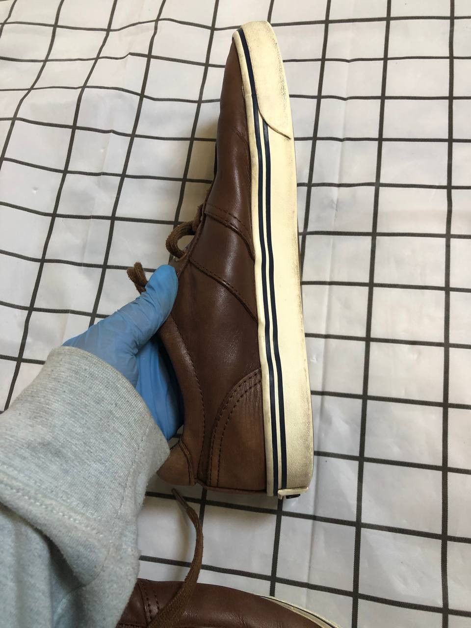Polo Ralph Lauren Ralph Lauren Hanford Leder Sneaker Herren Neu ungetragen Size US 10 / EU 43 - 7 Thumbnail