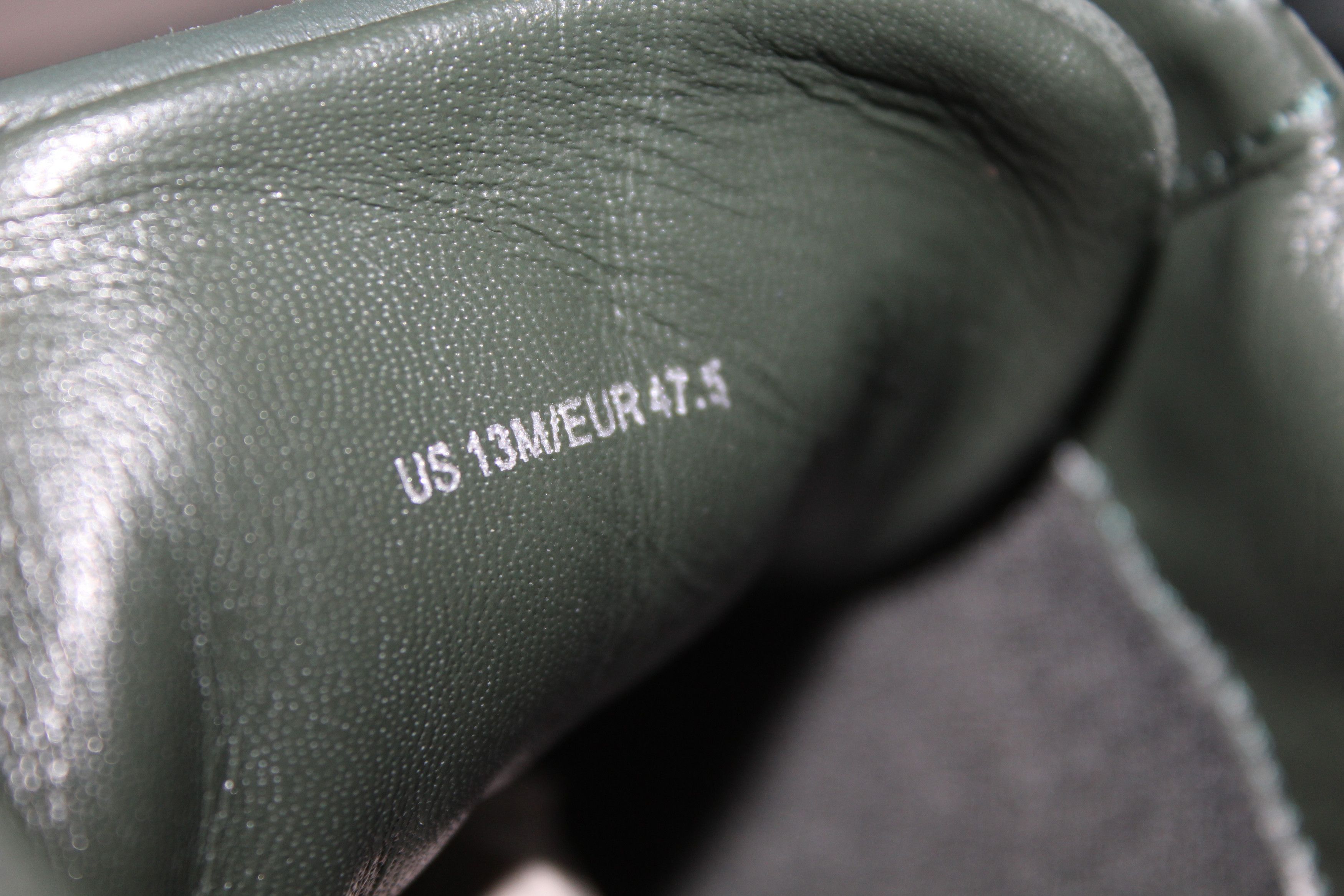 Vince Vince Peyton Leather Green Suede Sneaker Size 13 EU 47.5 Size US 13 / EU 46 - 7 Thumbnail