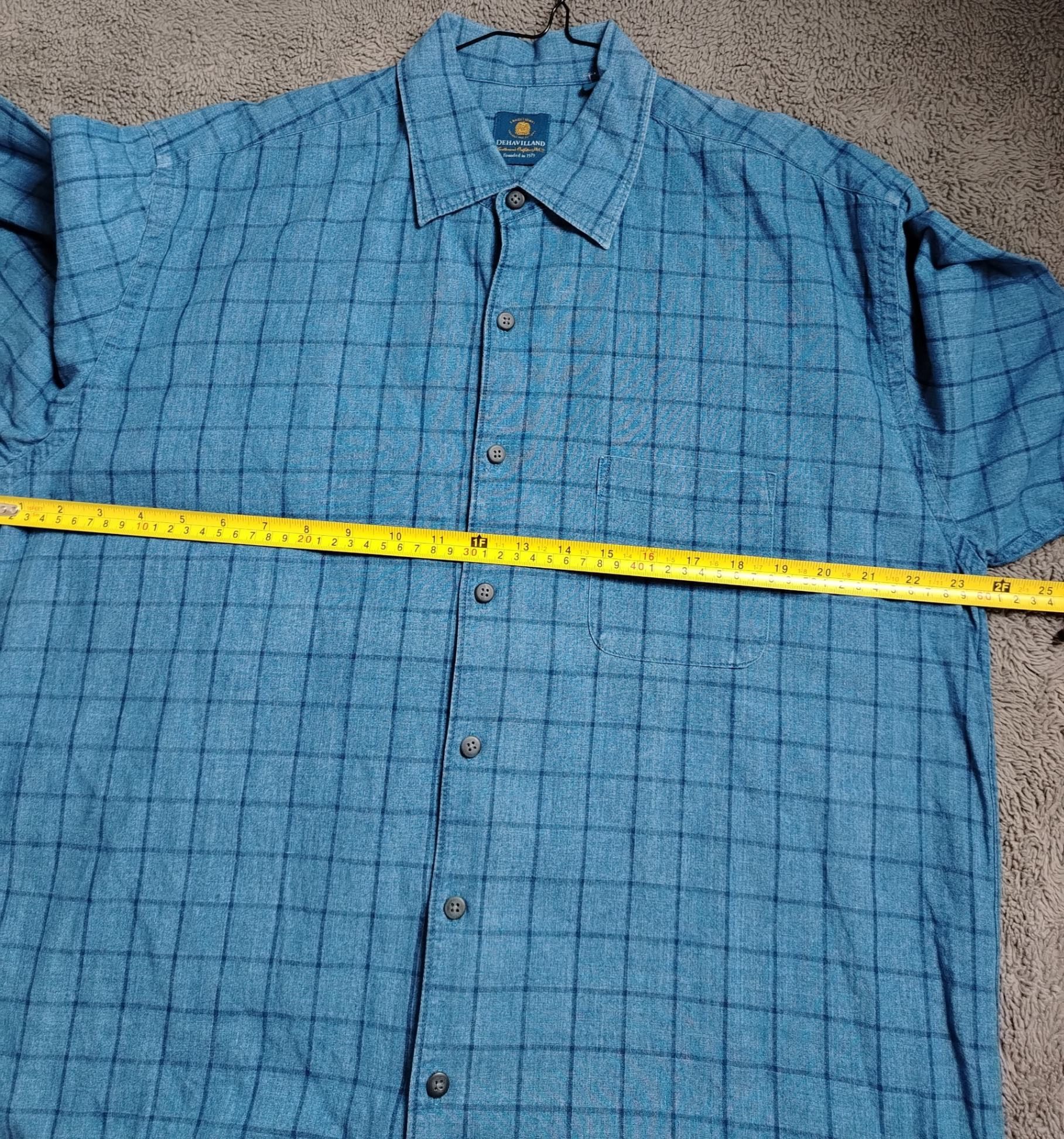 Other Pre-Loved Shirt Men's M Blue Checked Long Sleeve Button Size US M / EU 48-50 / 2 - 6 Thumbnail