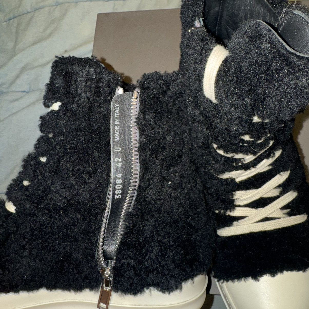 Rick Owens Rick Owens 2022 Shearling Ramones Size US 9 / EU 42 - 7 Thumbnail