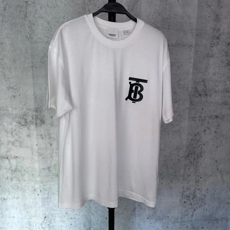 Burberry Burberry White Cotton Short Sleeve T-Shirt Size XXS / US 00 / IT 34 - 1 Thumbnail