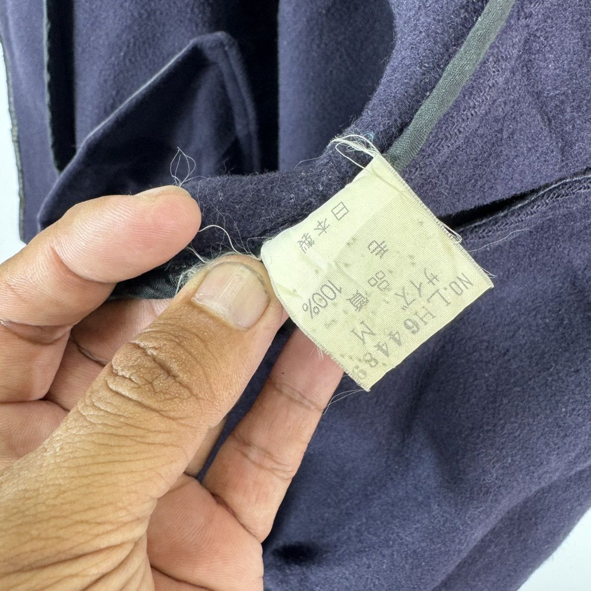 Issey Miyake × Vintage 80s VINTAGE ISSEY MIYAKE DOUBLE BREASTED COAT Size US M / EU 48-50 / 2 - 17 Thumbnail
