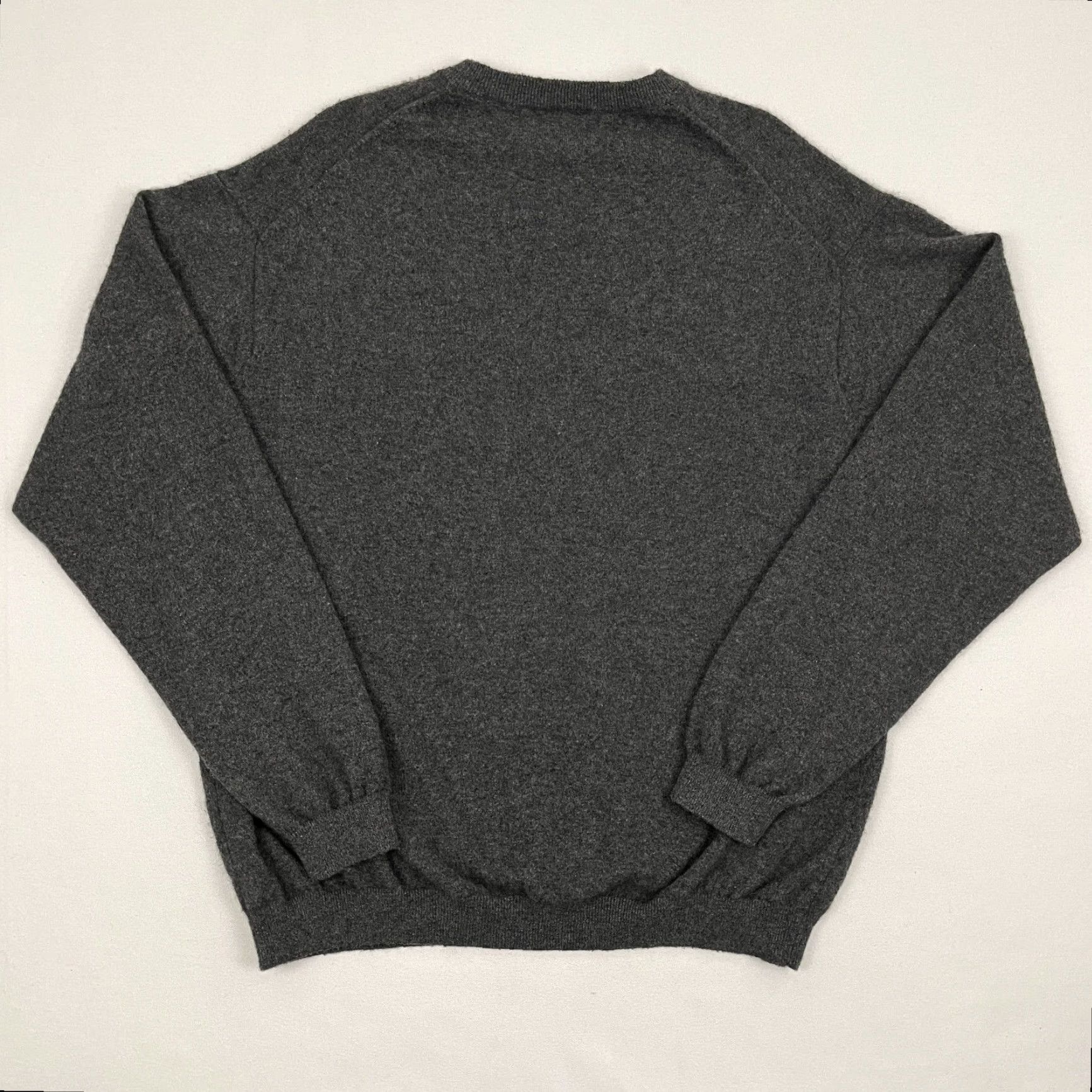 Vintage Daniel Bishop Cashmere Sweater Mens L Gray V-Neck Preppy Quiet Luxury Old Money Size US L / EU 52-54 / 3 - 6 Thumbnail