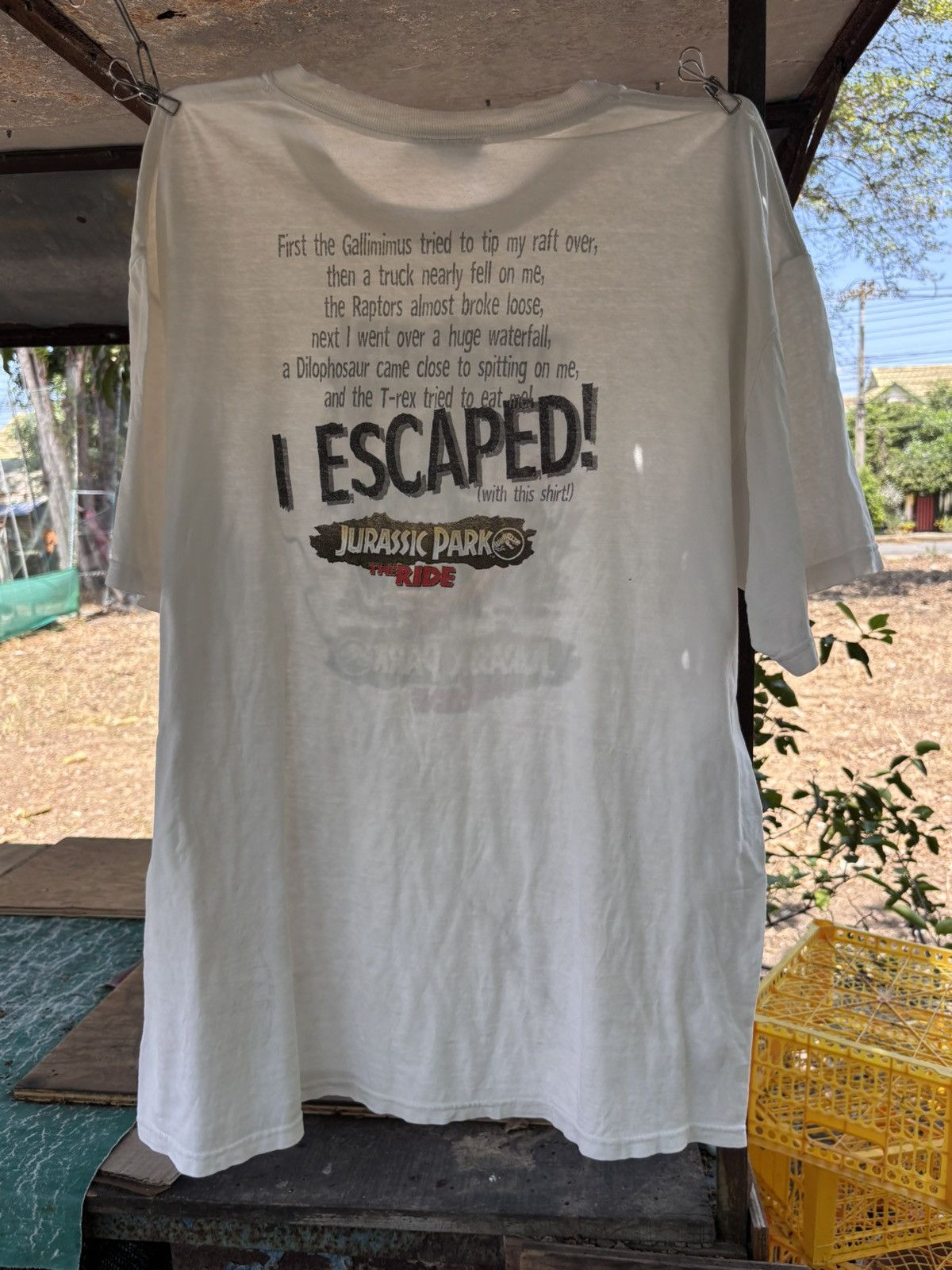 Vintage Vintage Jurassic Park early 00’s tee Size US XL / EU 56 / 4 - 3 Thumbnail