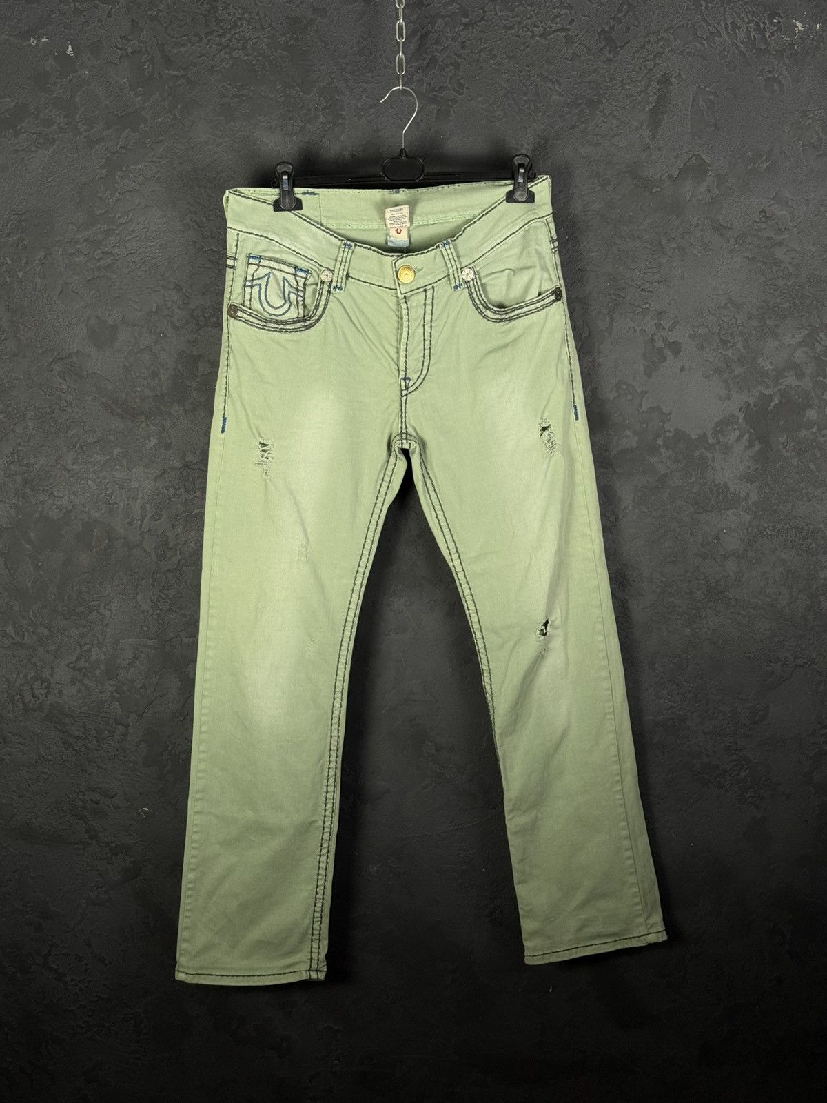 True Religion True Religion Ricky Super T Jeans Size US 36 / EU 52 - 1 Thumbnail