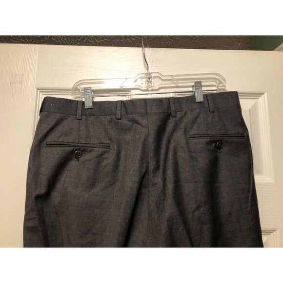 Brooks Brothers brooks brothers men's gray 100%wool dress pants size: 36/32 Size 36R - 4 Thumbnail