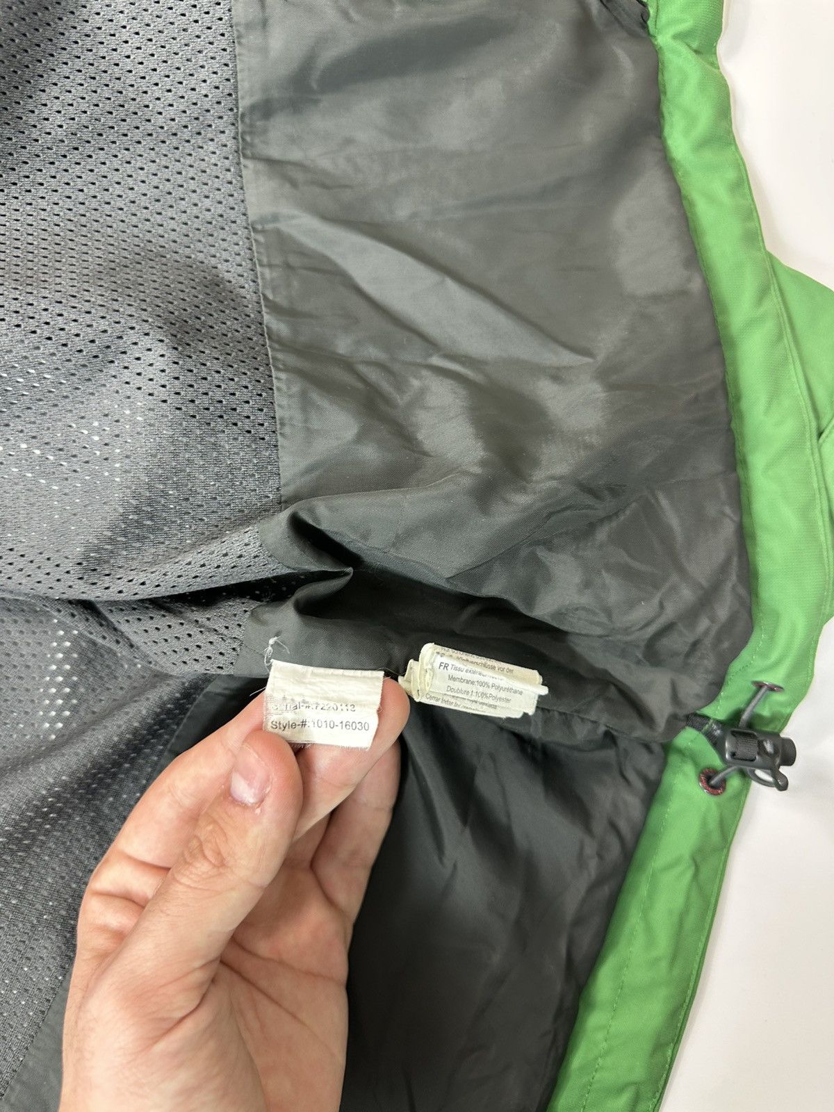 Mammut Mammut Dry Tech Jacket Hooded Men's L Green Size US L / EU 52-54 / 3 - 13 Thumbnail