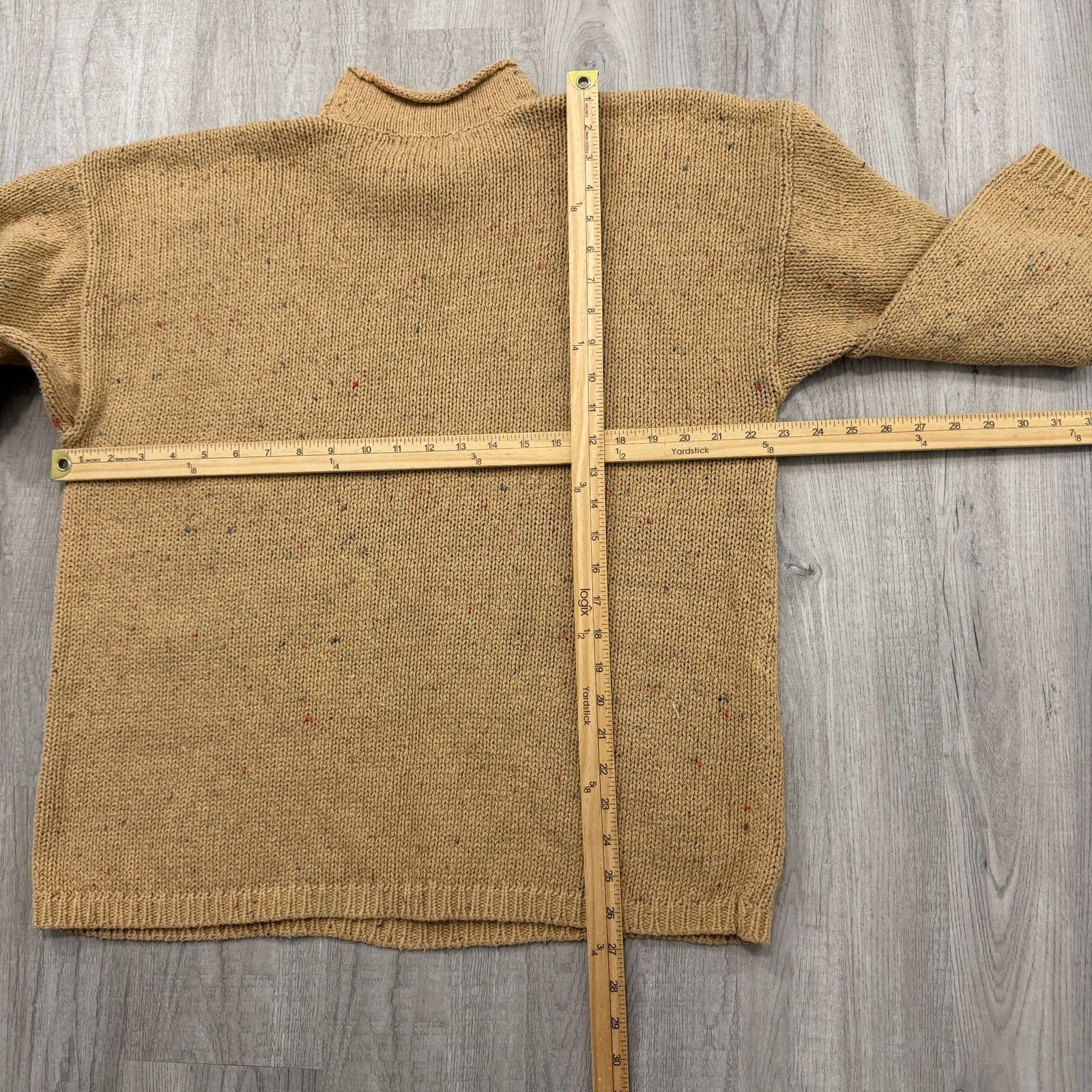 Vintage Vintage Gina Peters Roll Neck Sweater Women's Large Floral Size L / US 10 / IT 46 - 7 Thumbnail