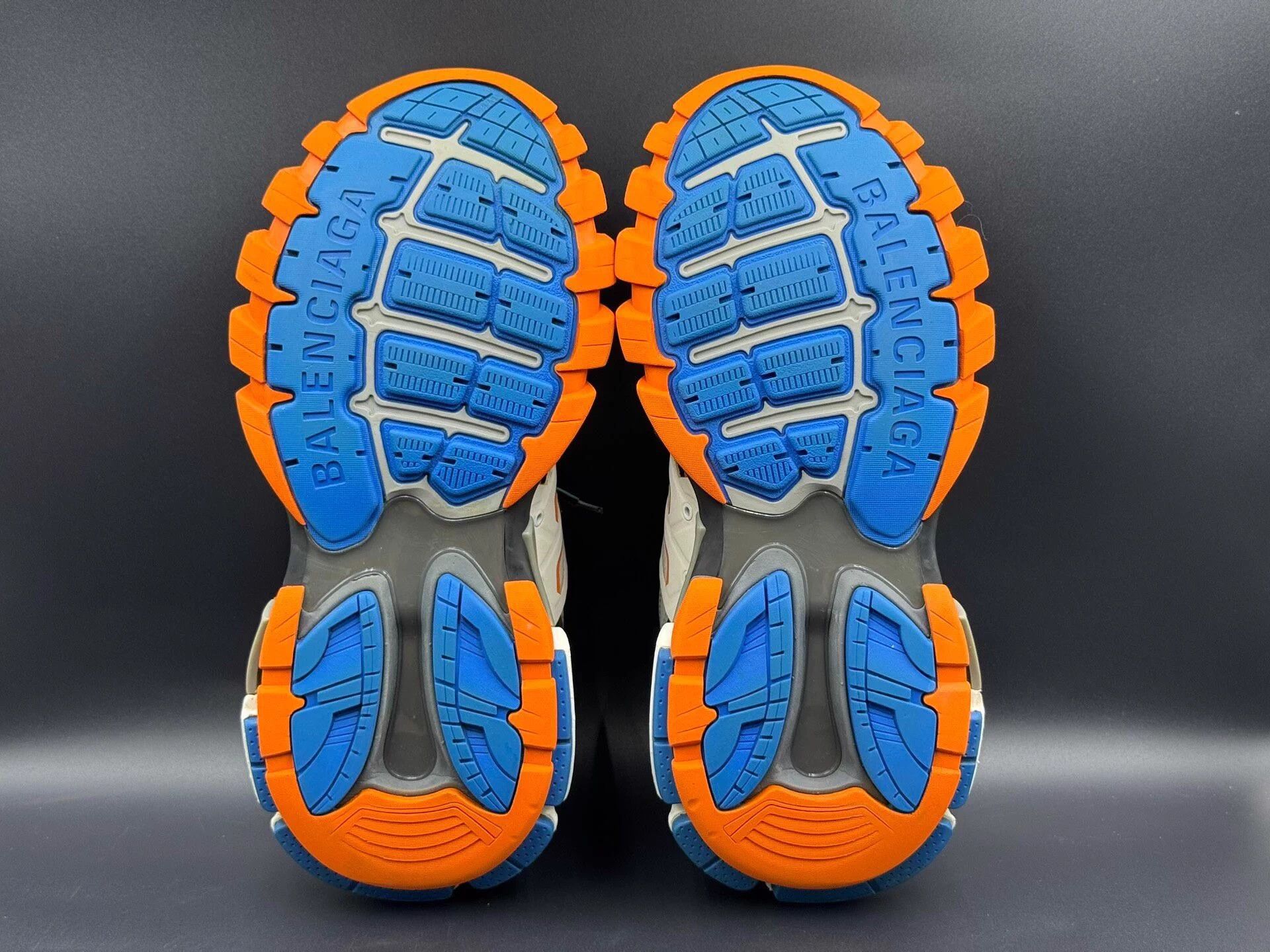 Balenciaga Balenciaga Track 1.0 Men's White Orange Low Top Trainer Size US 9 / EU 42 - 6 Thumbnail