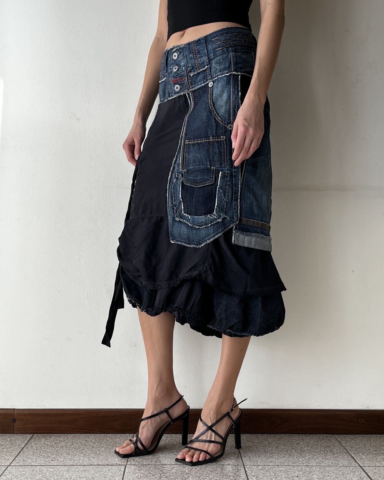 Marithe + Francois Girbaud Marithé & François Girbaud denim skirt Size 27" / US 4 / IT 40 - 4 Thumbnail