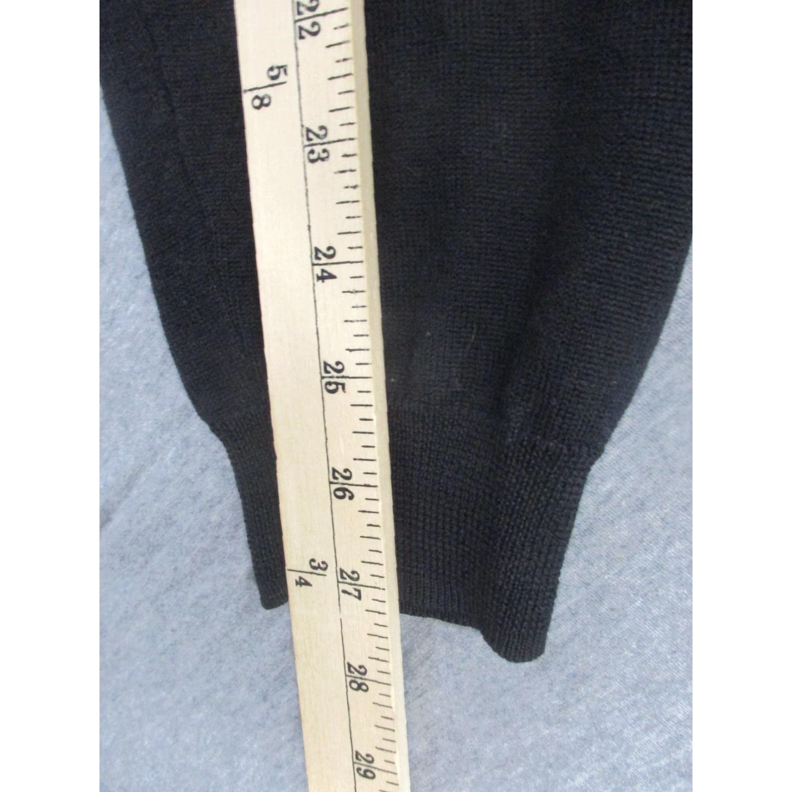 Brooks Brothers VINTAGE Brooks Brothers Sweater Mens XL Black Italian Merino Wool Collared Knit Size US XL / EU 56 / 4 - 7 Thumbnail