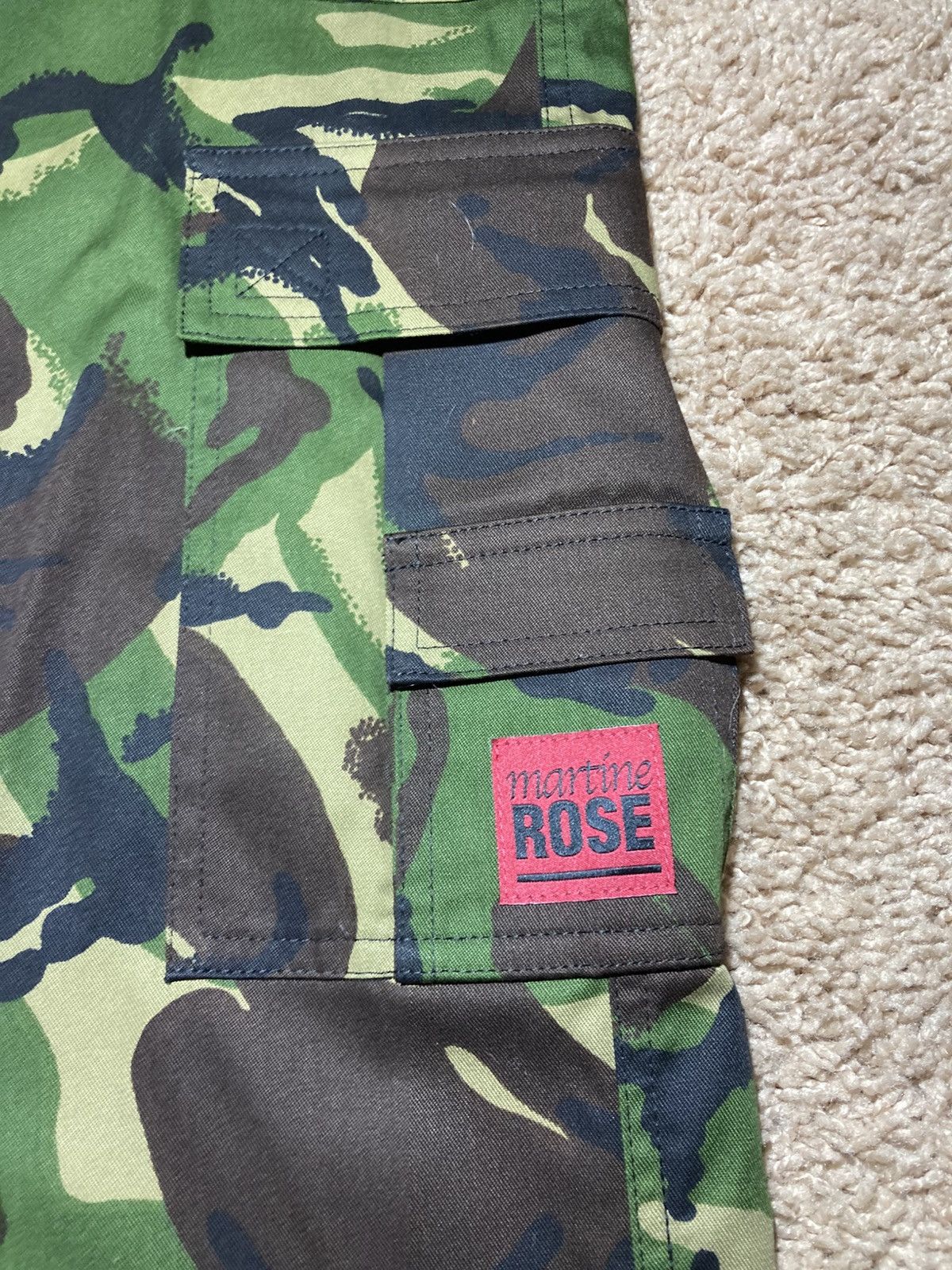 Martine Rose SS23 Martine Rose Camo Cargo Pants 4 Pocket MR Sport Logo Size US 30 / EU 46 - 3 Thumbnail