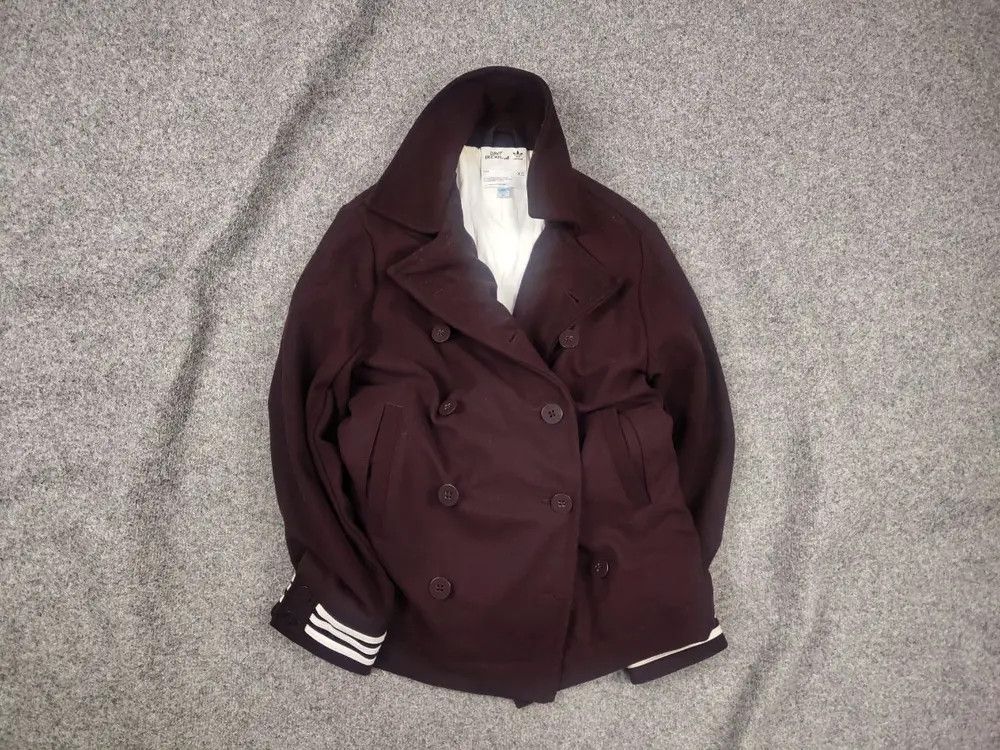David Beckham Adidas wool coat Double Breasted Jacket