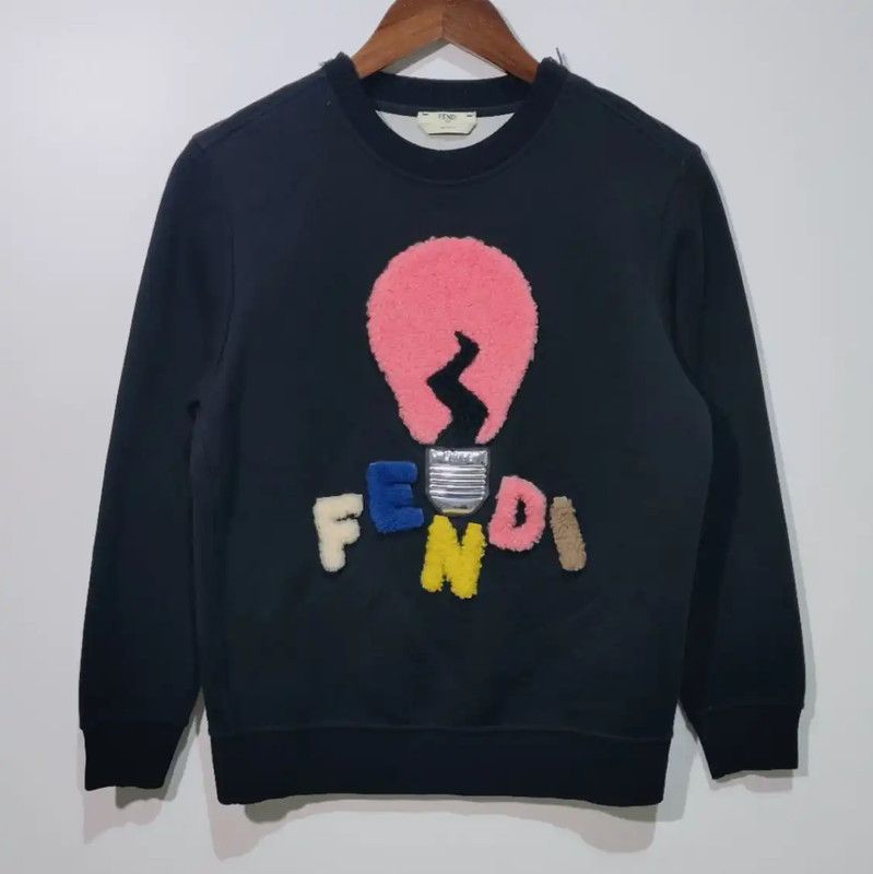 Fendi Fendi Black Cotton Women's T-Shirt 0089 Size S / US 4 / IT 40 - 1 Thumbnail