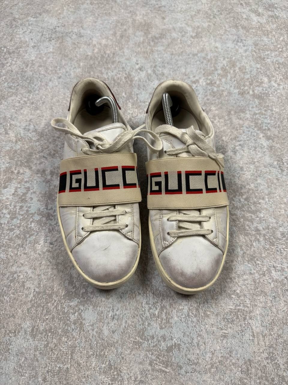 Gucci Gucci Ace Stripe Stripe Sneakers Shoes Size US 6.5 / EU 39-40 - 2 Thumbnail