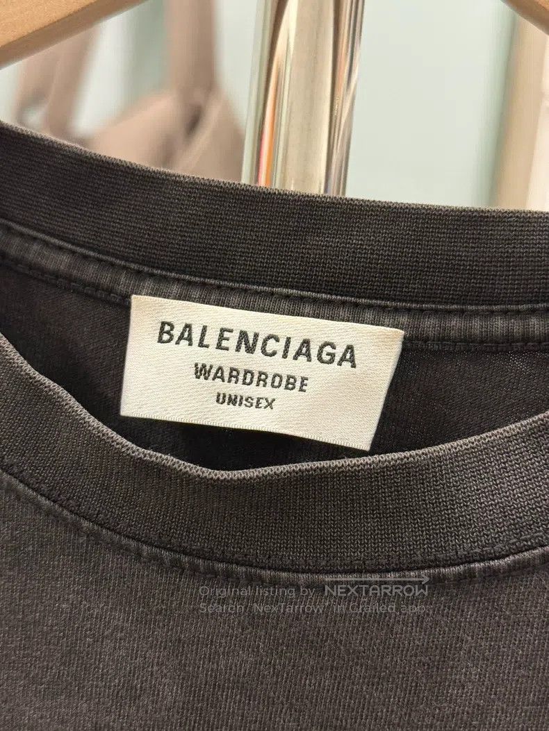 Balenciaga Balenciaga Distressed Embroidered Short Sleeve, Size S Size US S / EU 44-46 / 1 - 3 Thumbnail