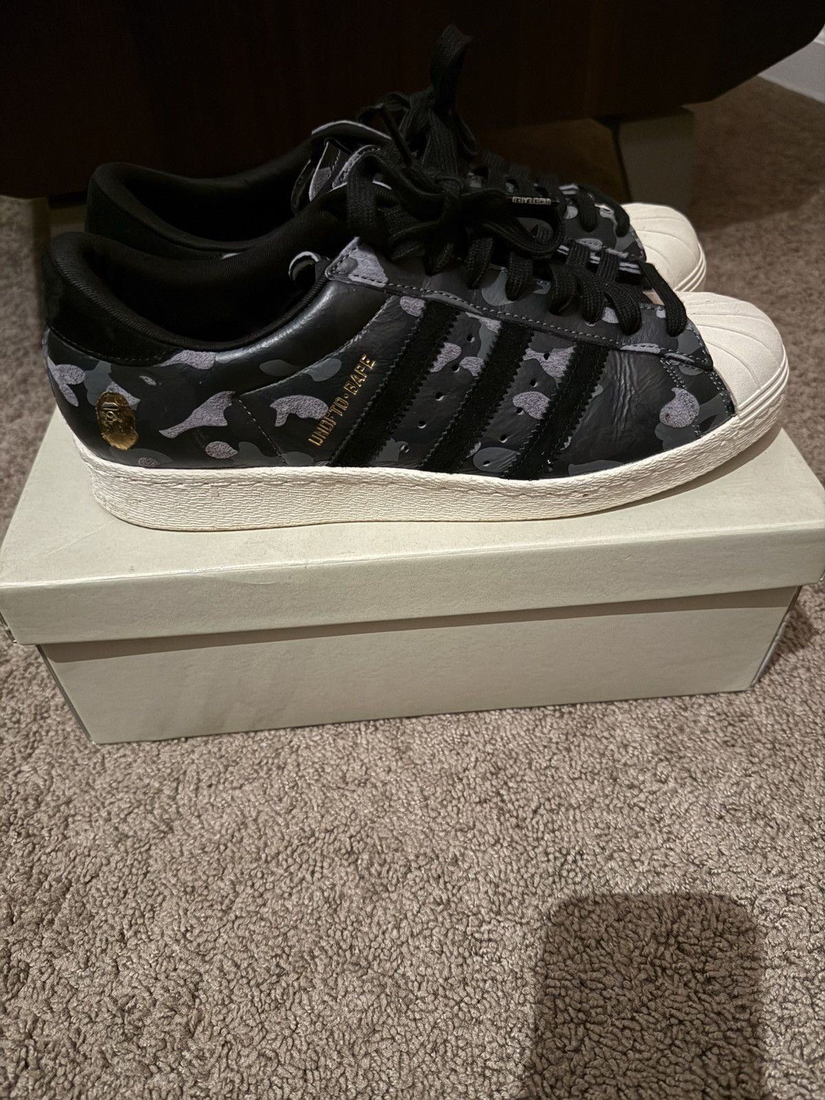 Adidas × Bape × Undefeated Adidas X Bape X Undefeated sneaker Size US 10 / EU 43 - 2 Thumbnail